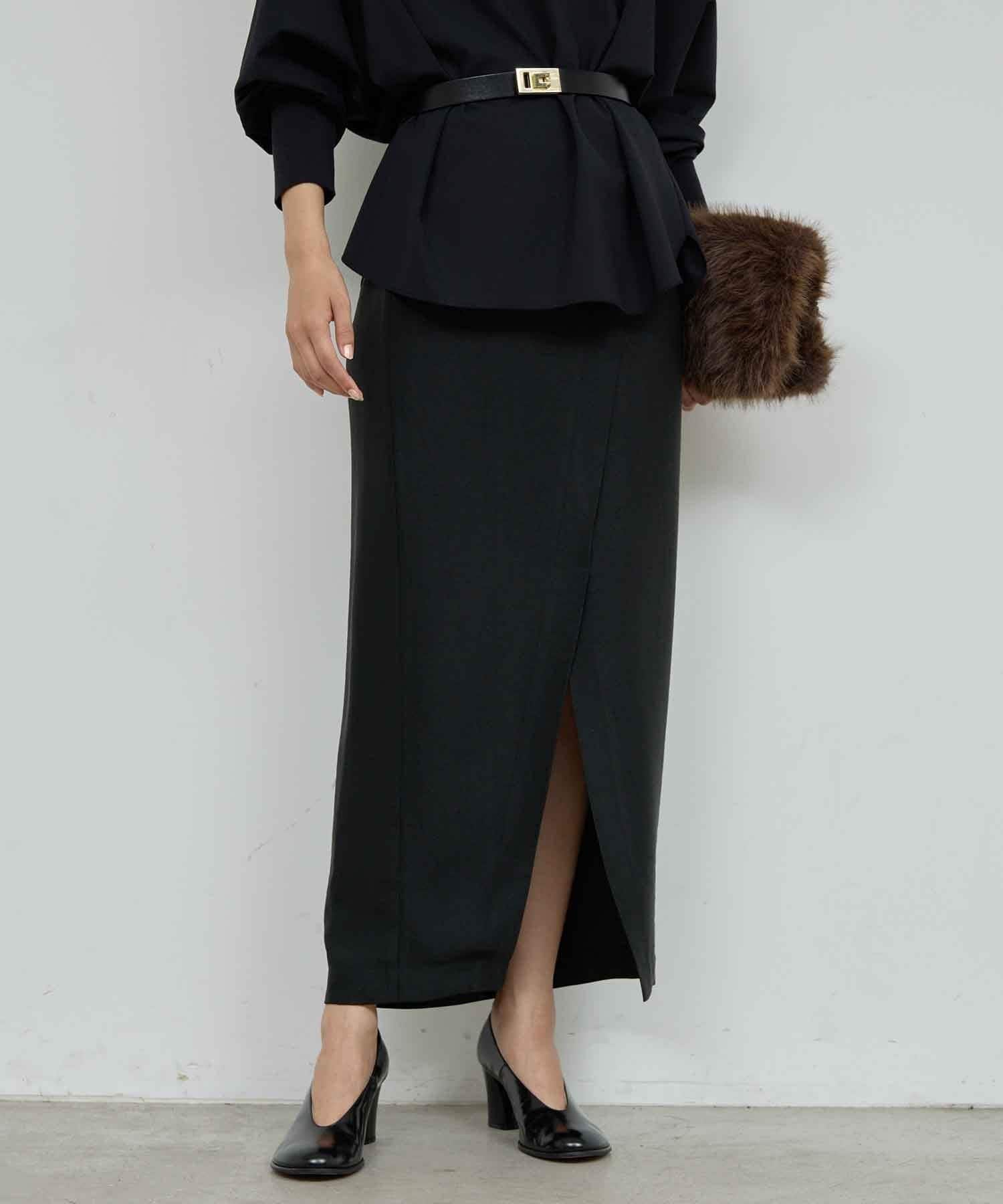 GALLARDAGALANTE(ガリャルダガランテ) アセテートツイルスカート