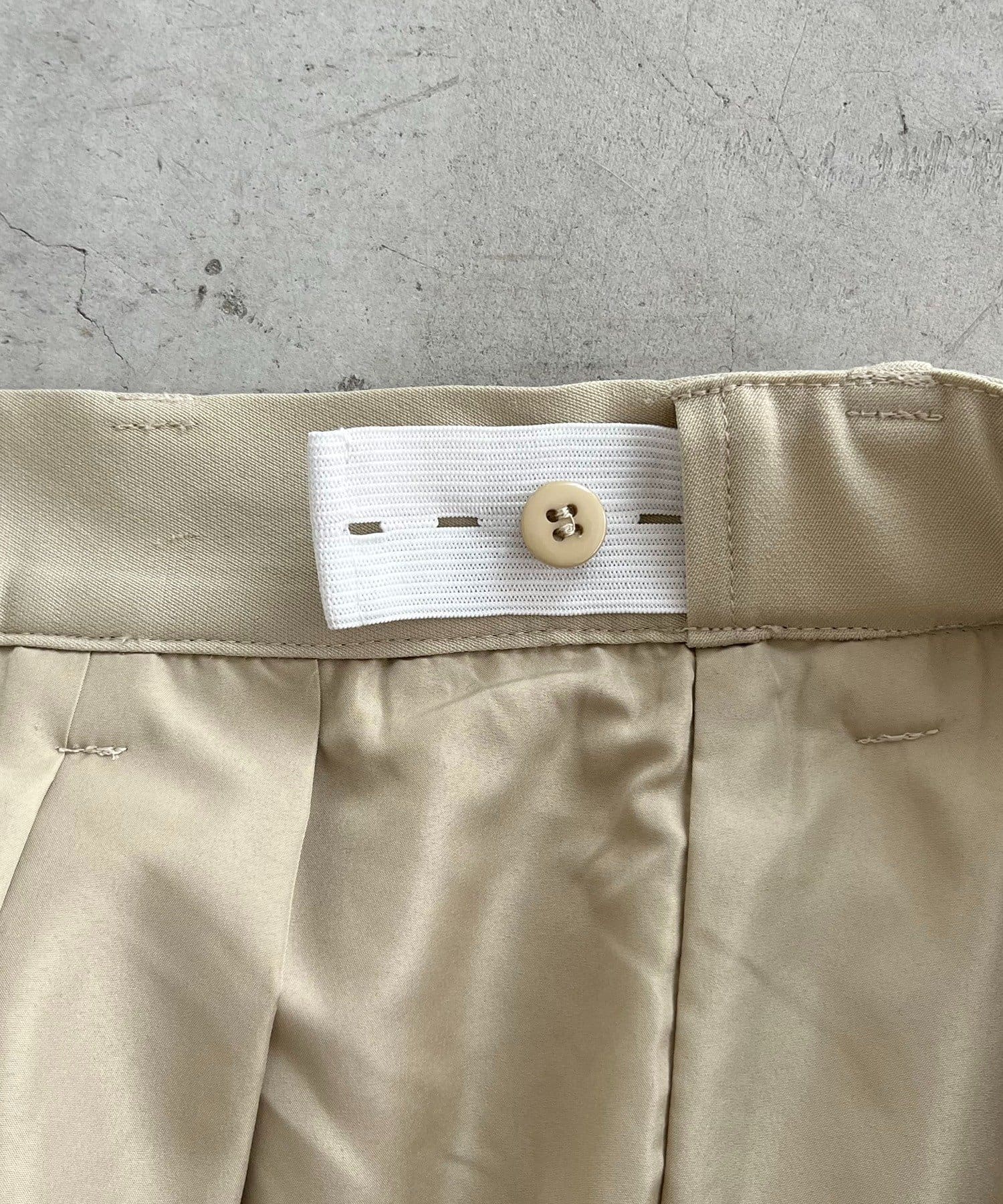 CAPRICIEUX LE'MAGE(カプリシュレマージュ) 【全骨格細見え】すっきりスラックスワイドパンツ