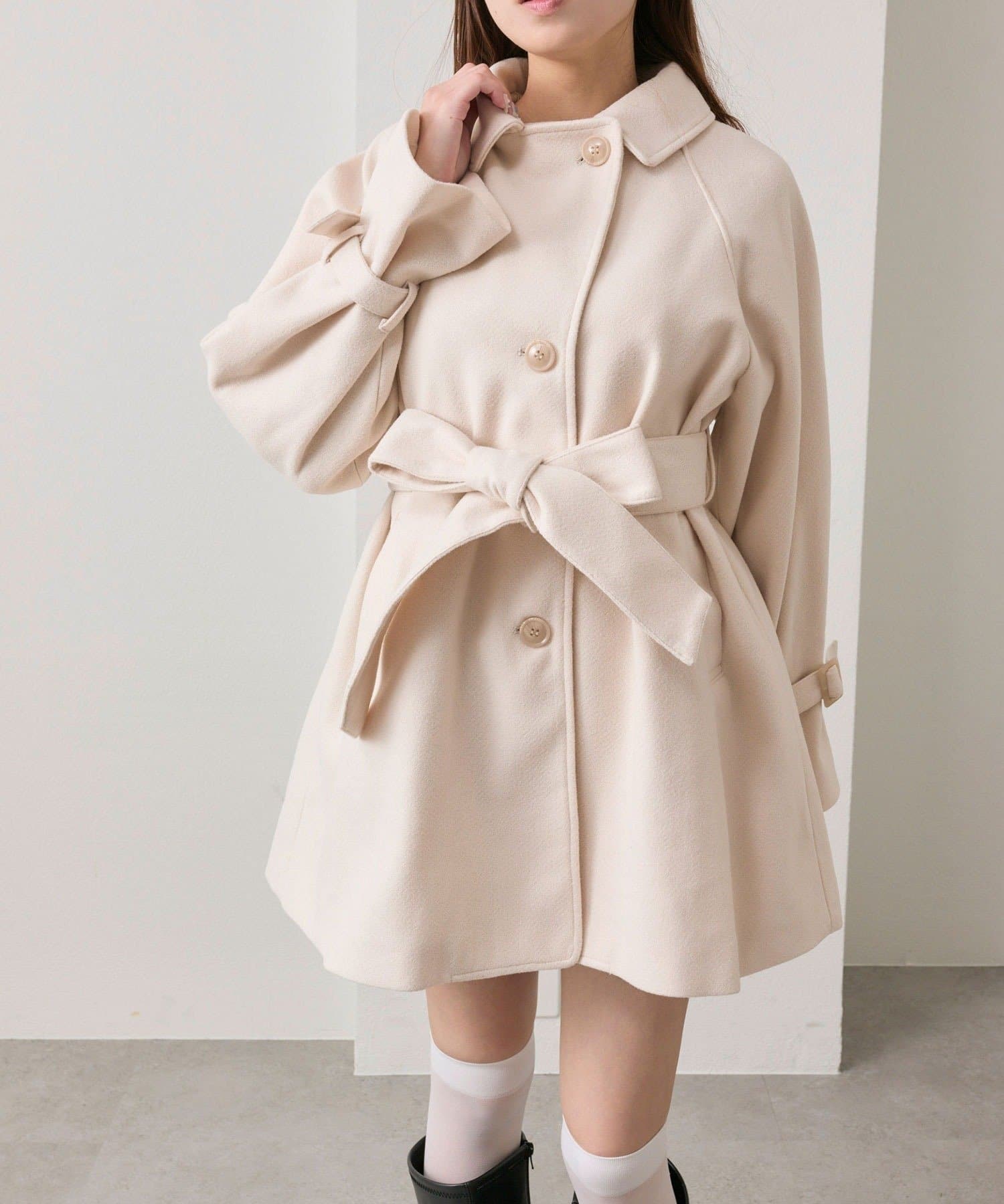 【OLIVE de OLIVE】 ミドルコート OLIVE des アウター ミドルコート レディース : ZOZOTOWN Yahoo
