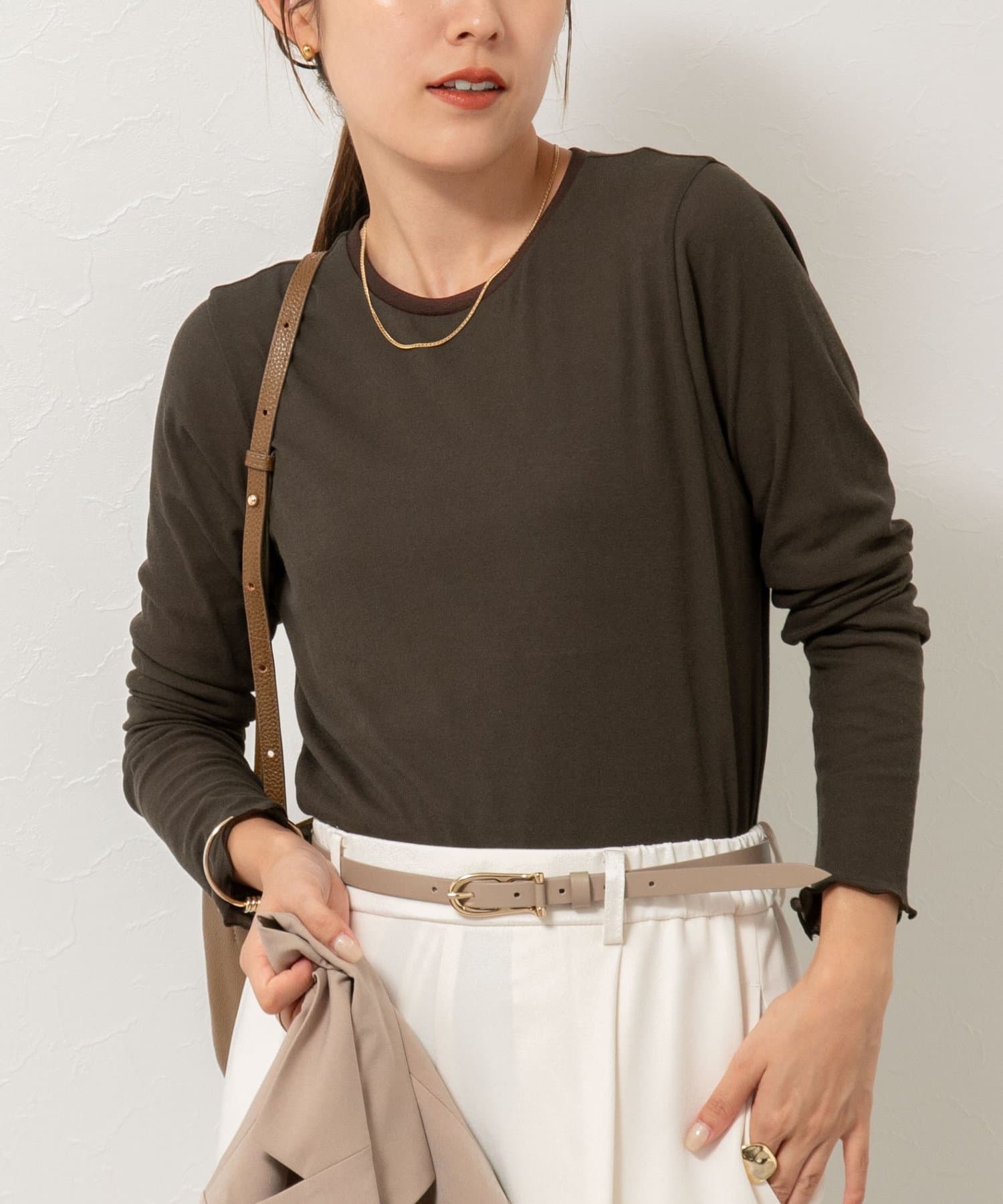 NOLLEY'S(ノーリーズ) ウォッシャブルシアーフライスロンT