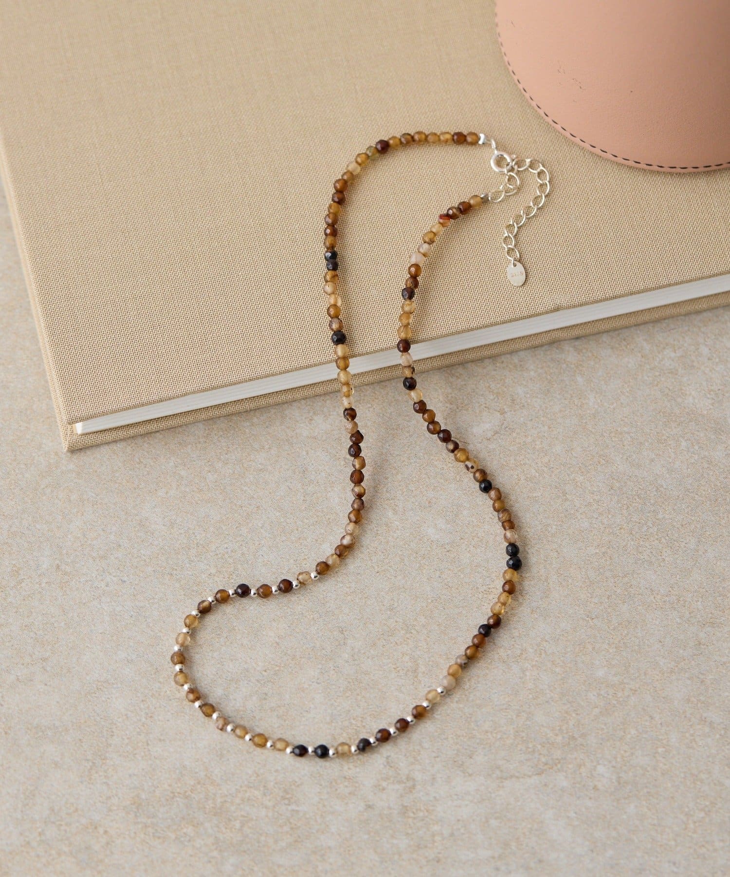 WEB限定/スターリングシルバー使用》ミニミニ天然石ネックレス | ear