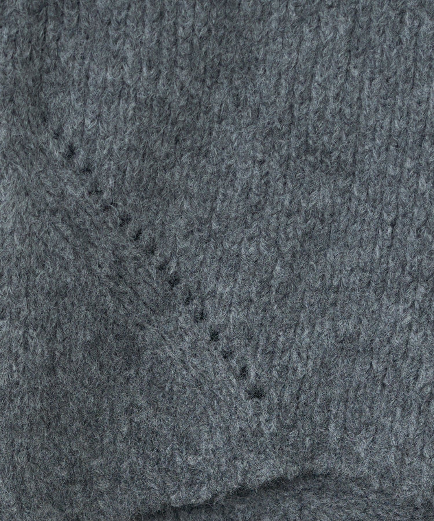 un dix cors(アンディコール) 《デイリーに活躍》圧縮起毛ワイドネックニット