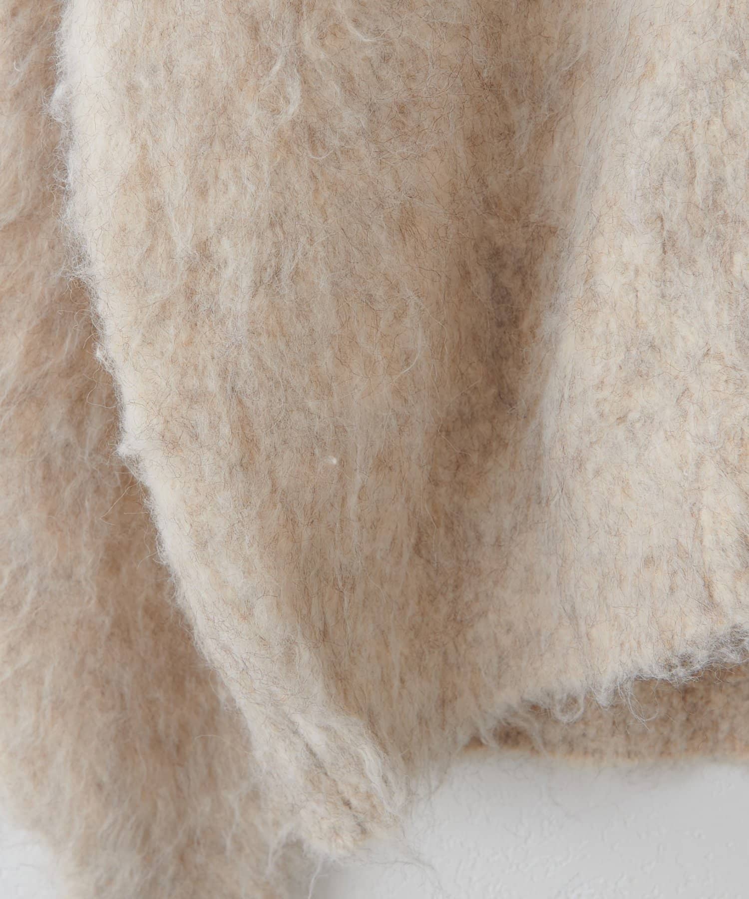 DISCOAT(ディスコート) 【＠akarichi_企画】シャギー衿付きカーディガン《WEB限定》