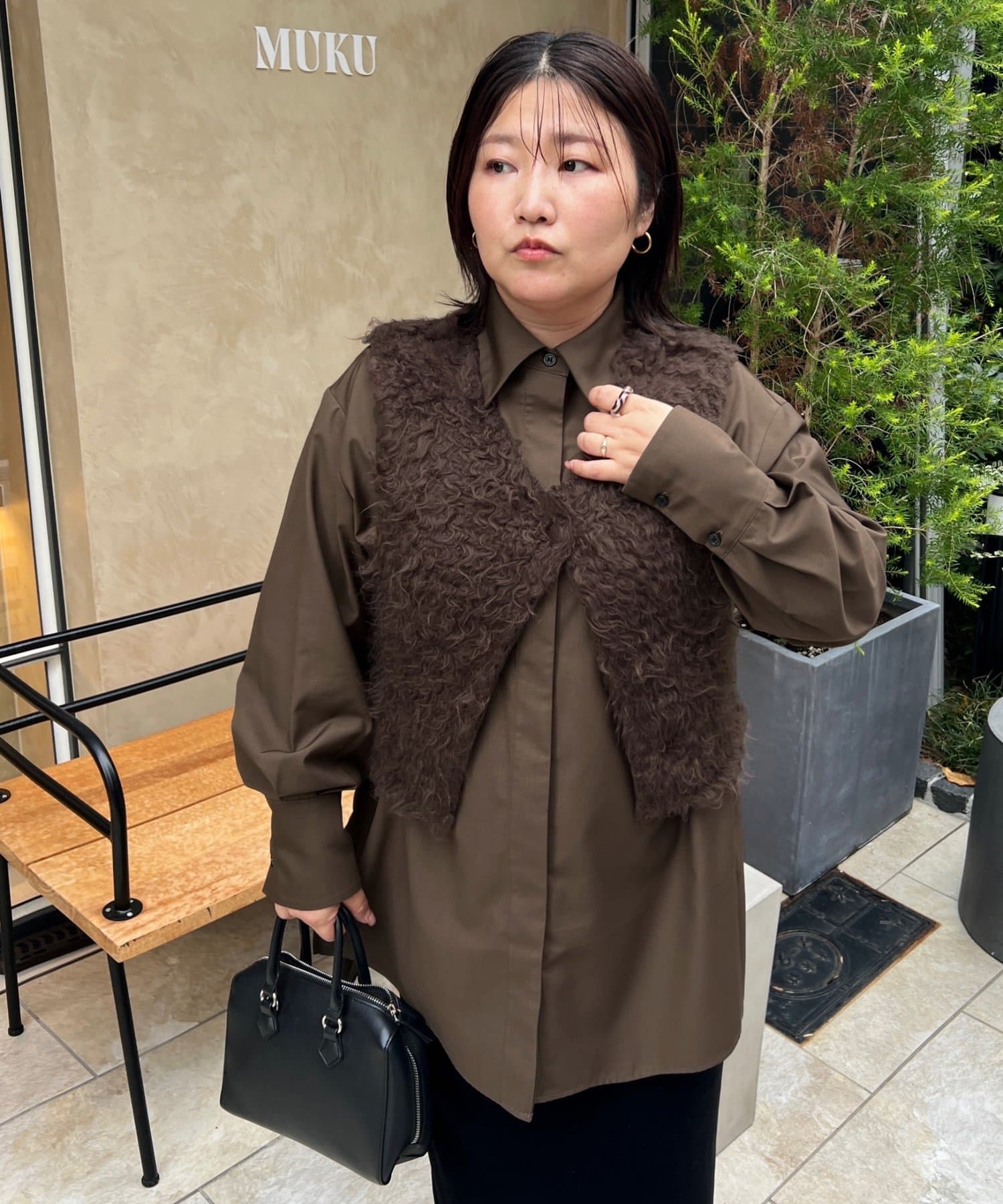 DISCOAT(ディスコート) 10/15 20:00~販売！【@yuyukekelife企画】オシャ見えシャツチュニック×ベスト《WEB限定》