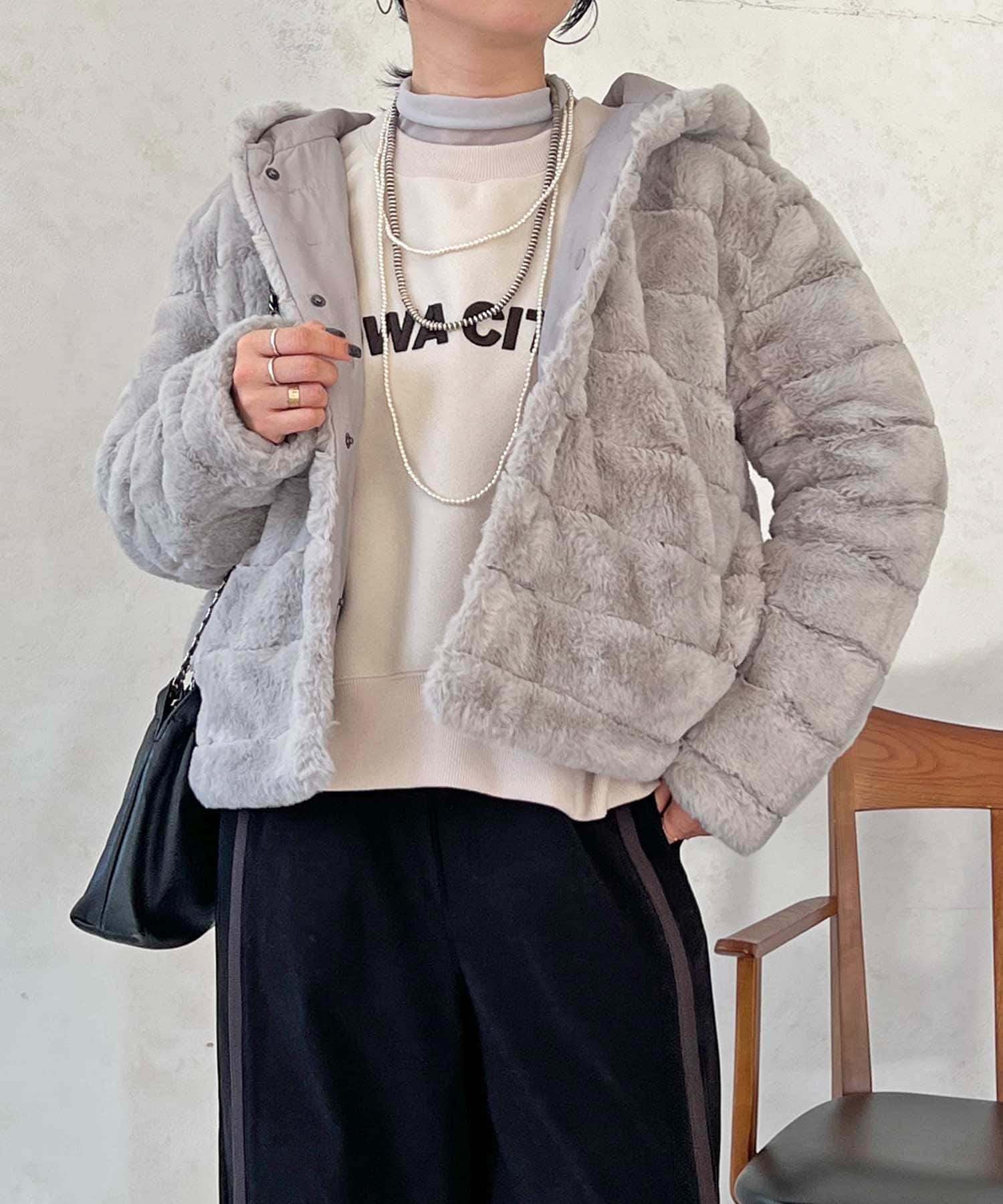 Croisiere(クロジエール) リバーシブルフェイクファージャケット