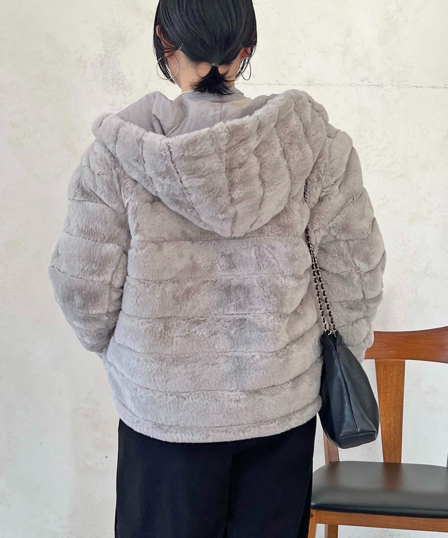 Croisiere(クロジエール) リバーシブルフェイクファージャケット