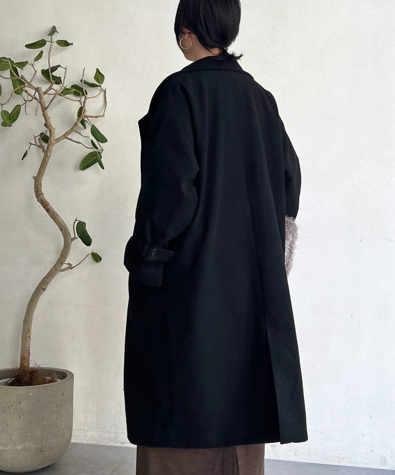 Croisiere(クロジエール) スタンドカラーロングコート