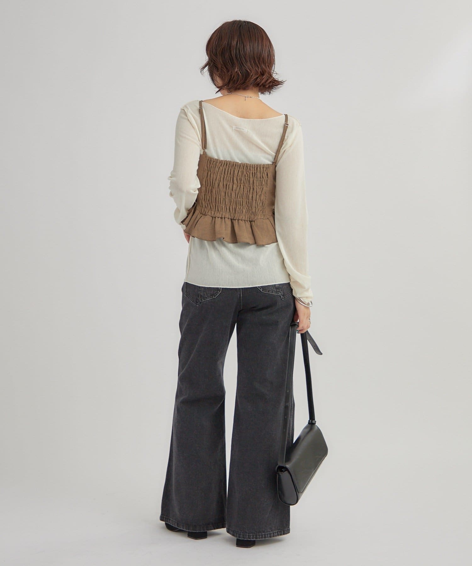 mystic(ミスティック) ウェーブフリルビスチェ