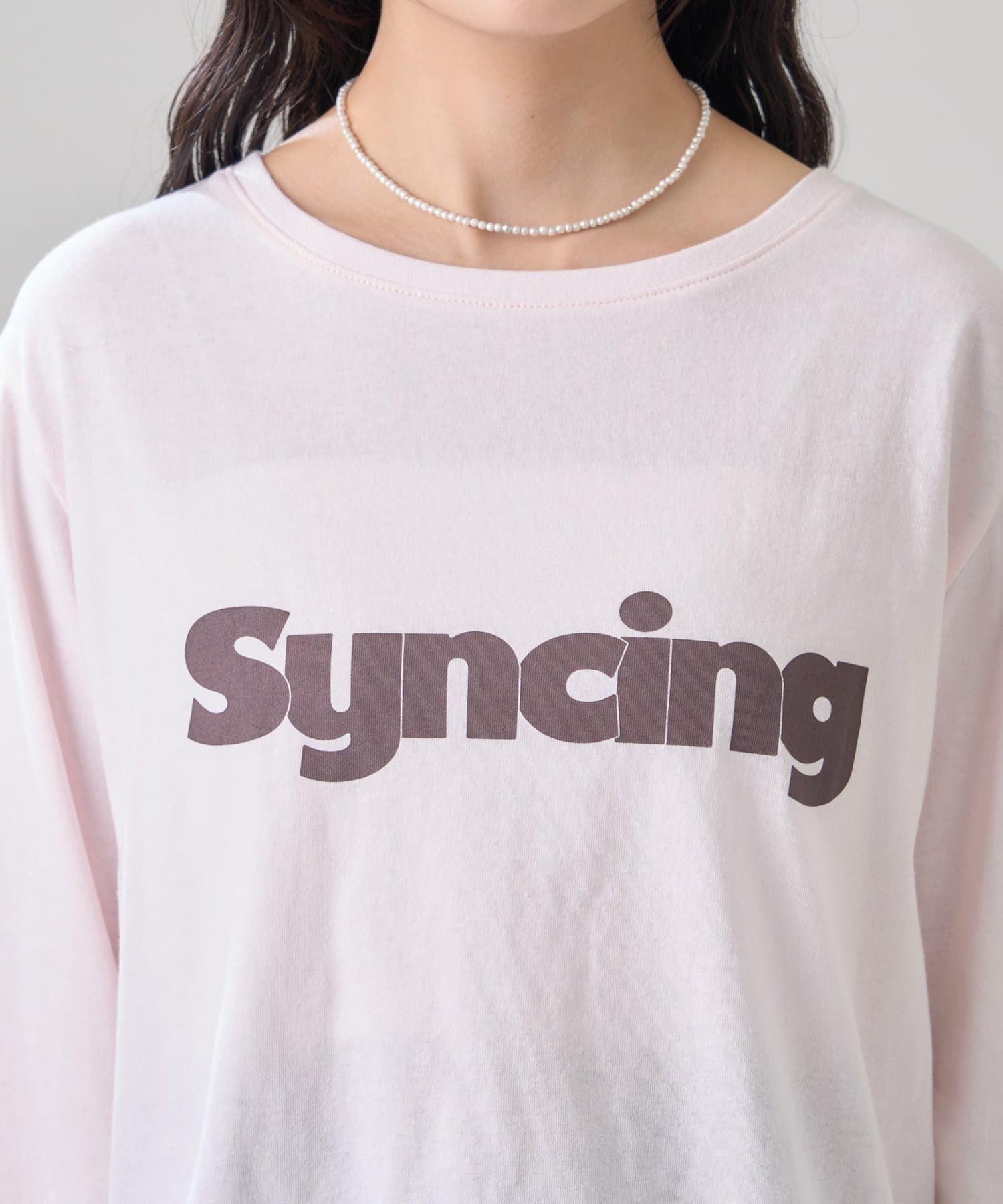 mystic(ミスティック) ロゴチビロングTシャツ