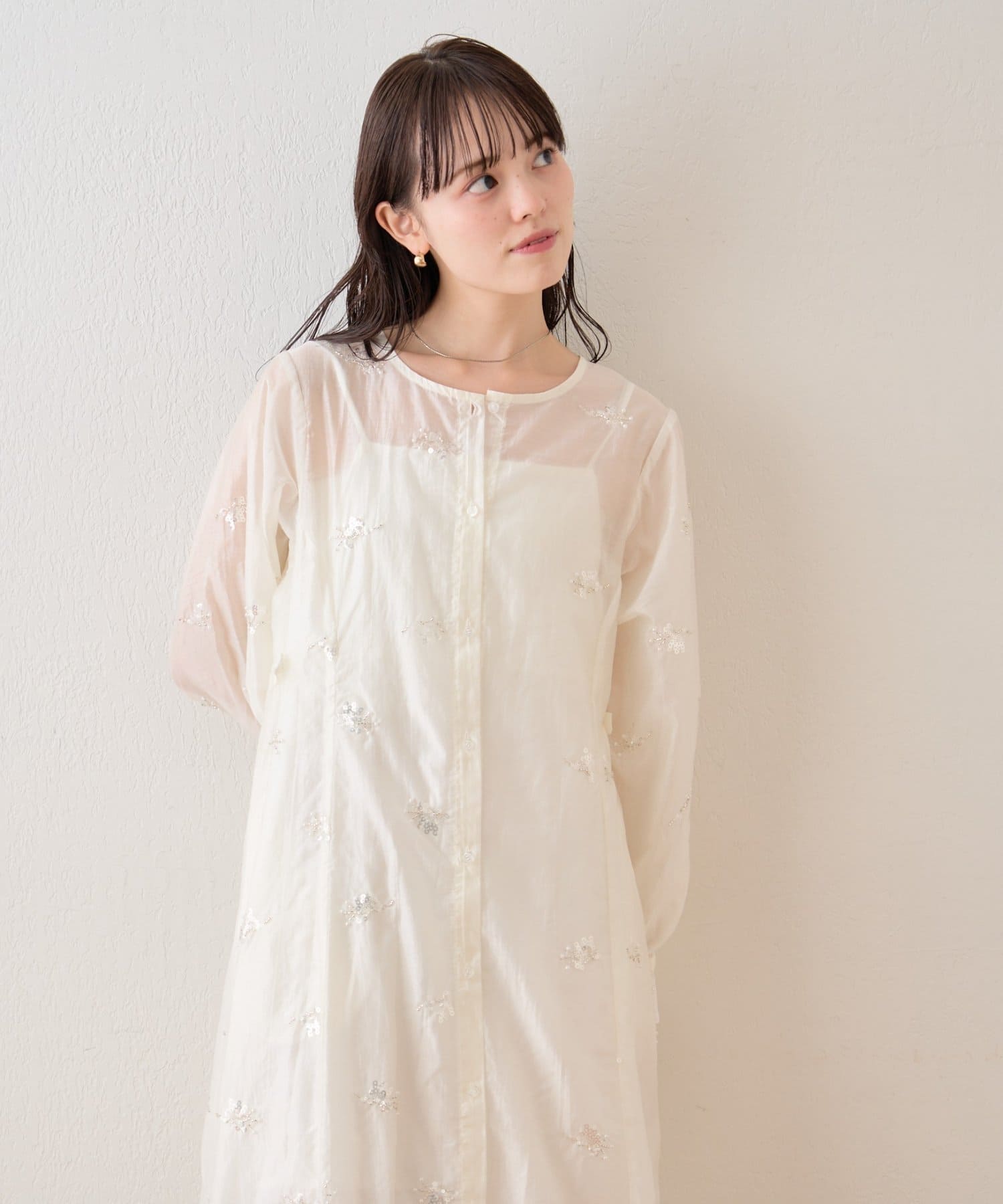 mystic(ミスティック) 《9/12  18:00予約START！》【@lily.s_y 企画】ビジューワンピース