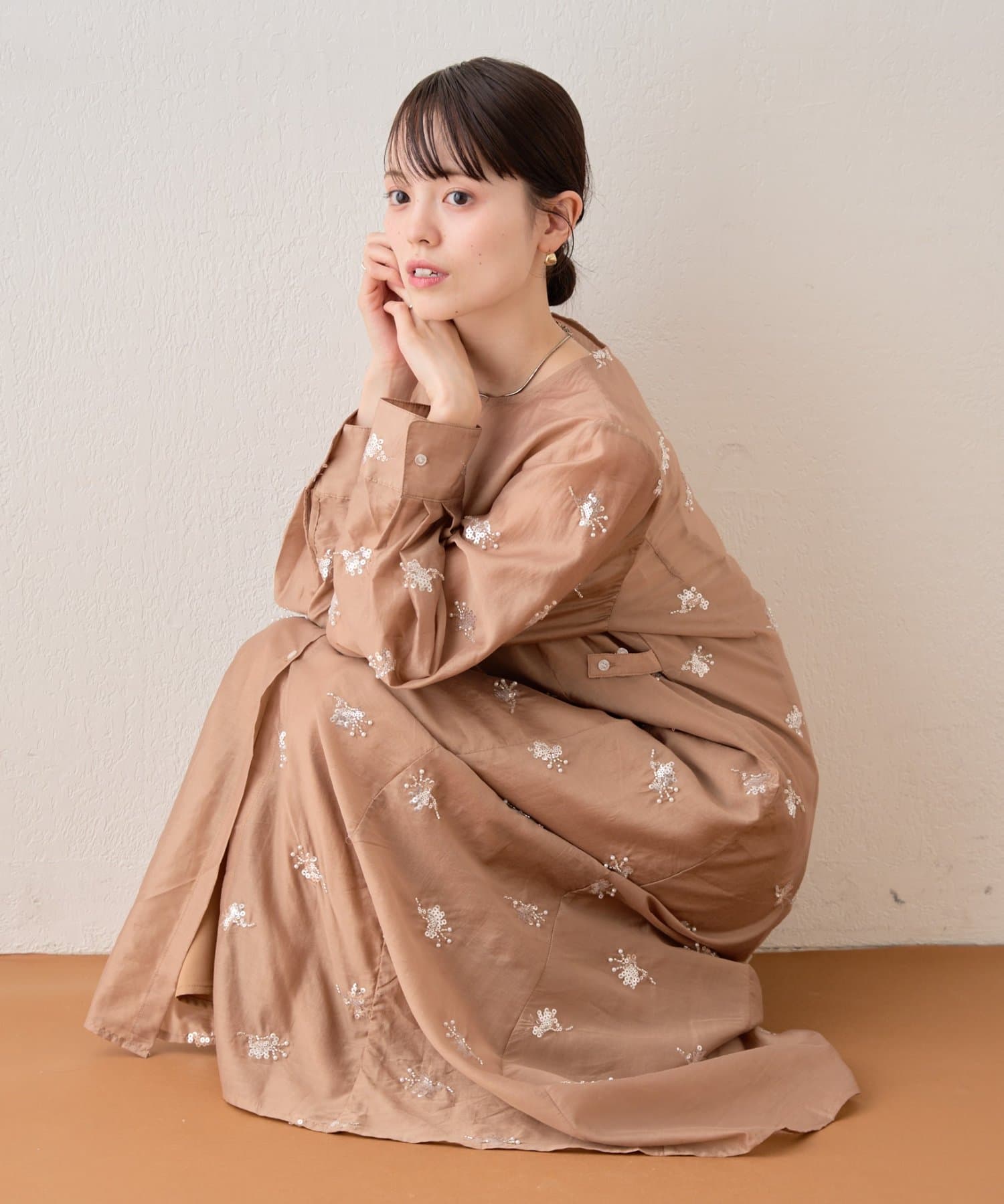 mystic(ミスティック) 《9/12  18:00予約START！》【@lily.s_y 企画】ビジューワンピース