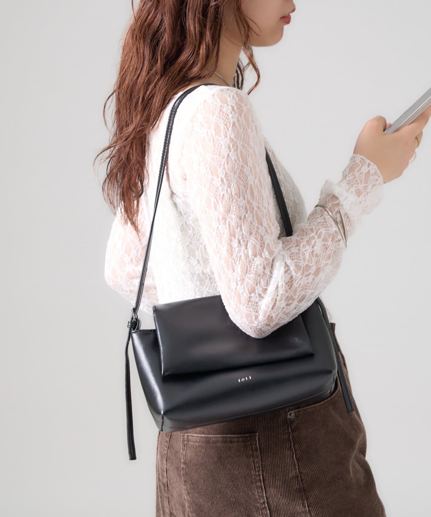 mystic(ミスティック) loti フラップショルダーBAG