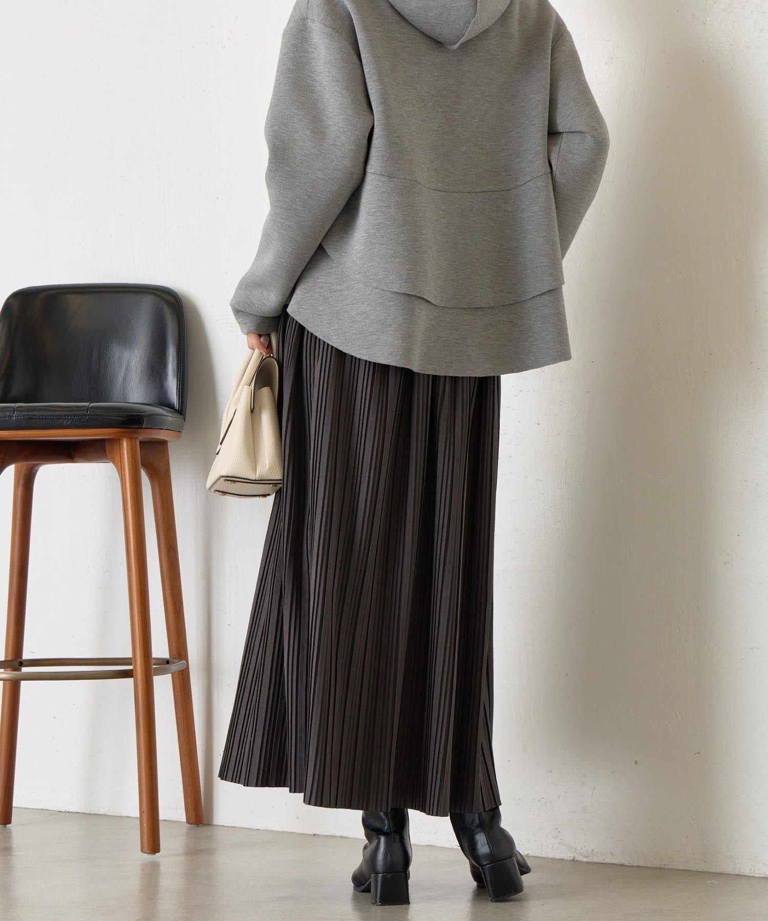 Jena　espace merveilleux(ジェナ　エスパスメルヴェイユ) ピーチボックスプリーツスカート