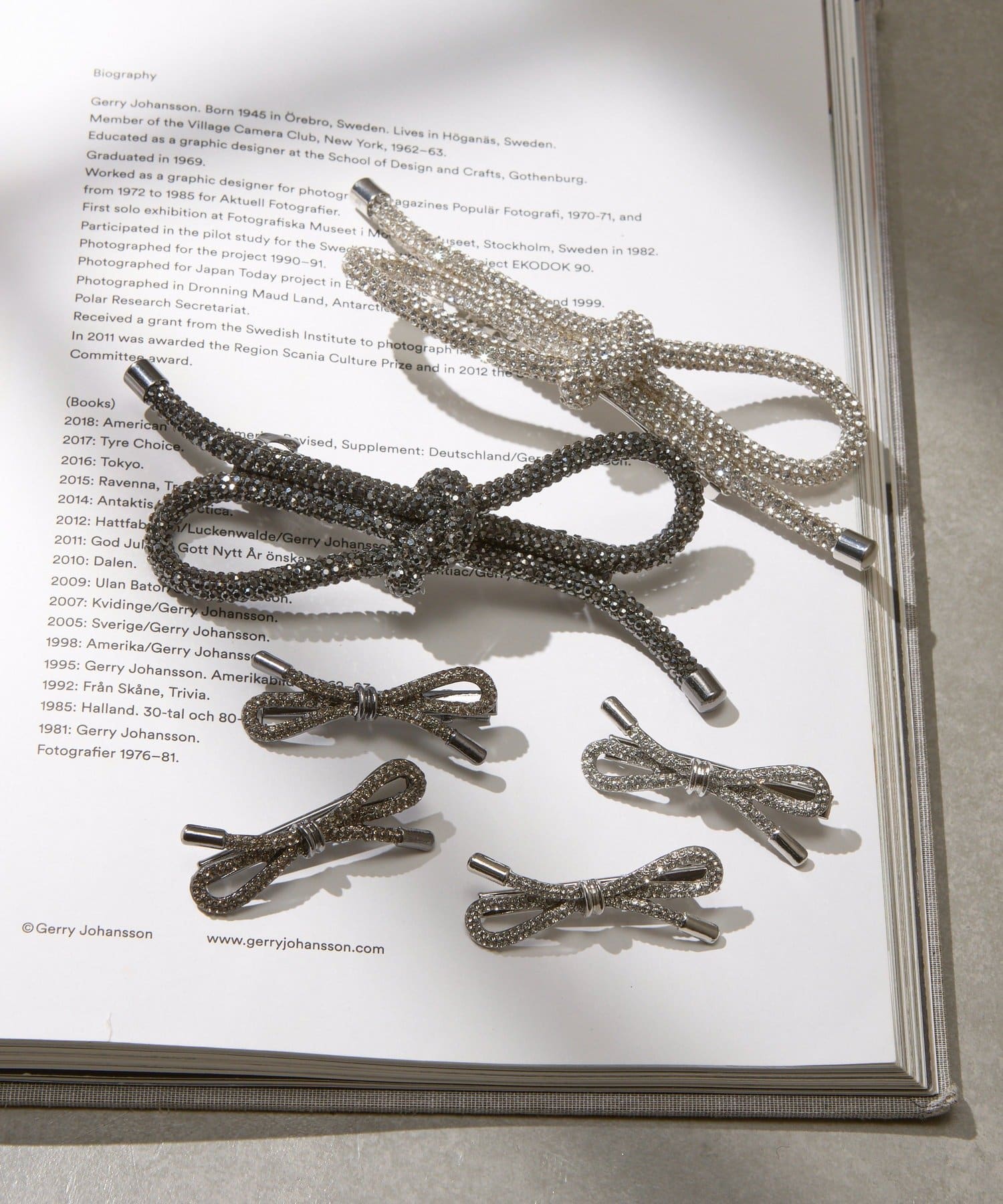 Lattice(ラティス) 【WEB限定/人気の為再入荷】ビジューリボンバレッタ