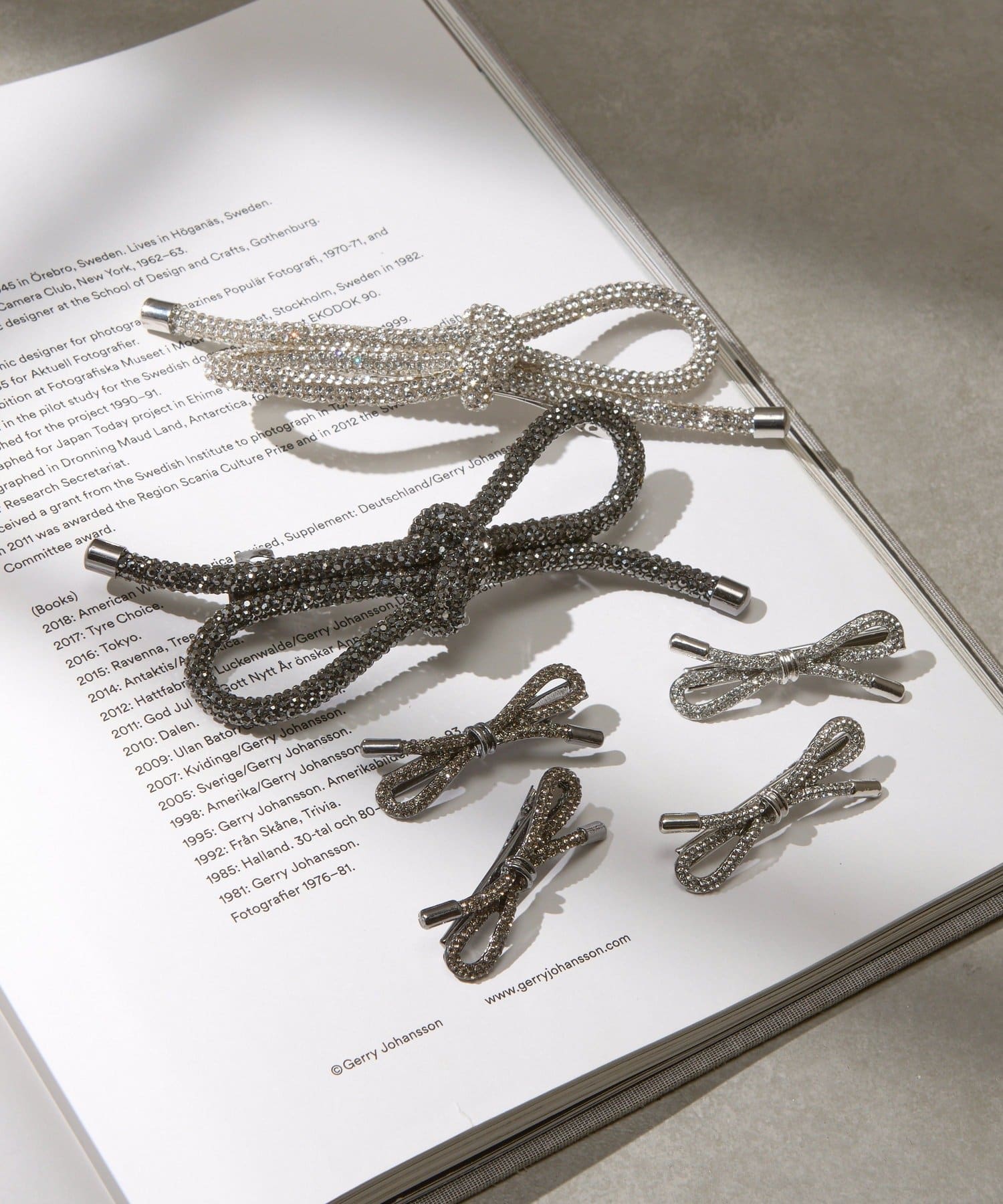 Lattice(ラティス) 【WEB限定/人気の為再入荷】ビジューリボンバレッタ