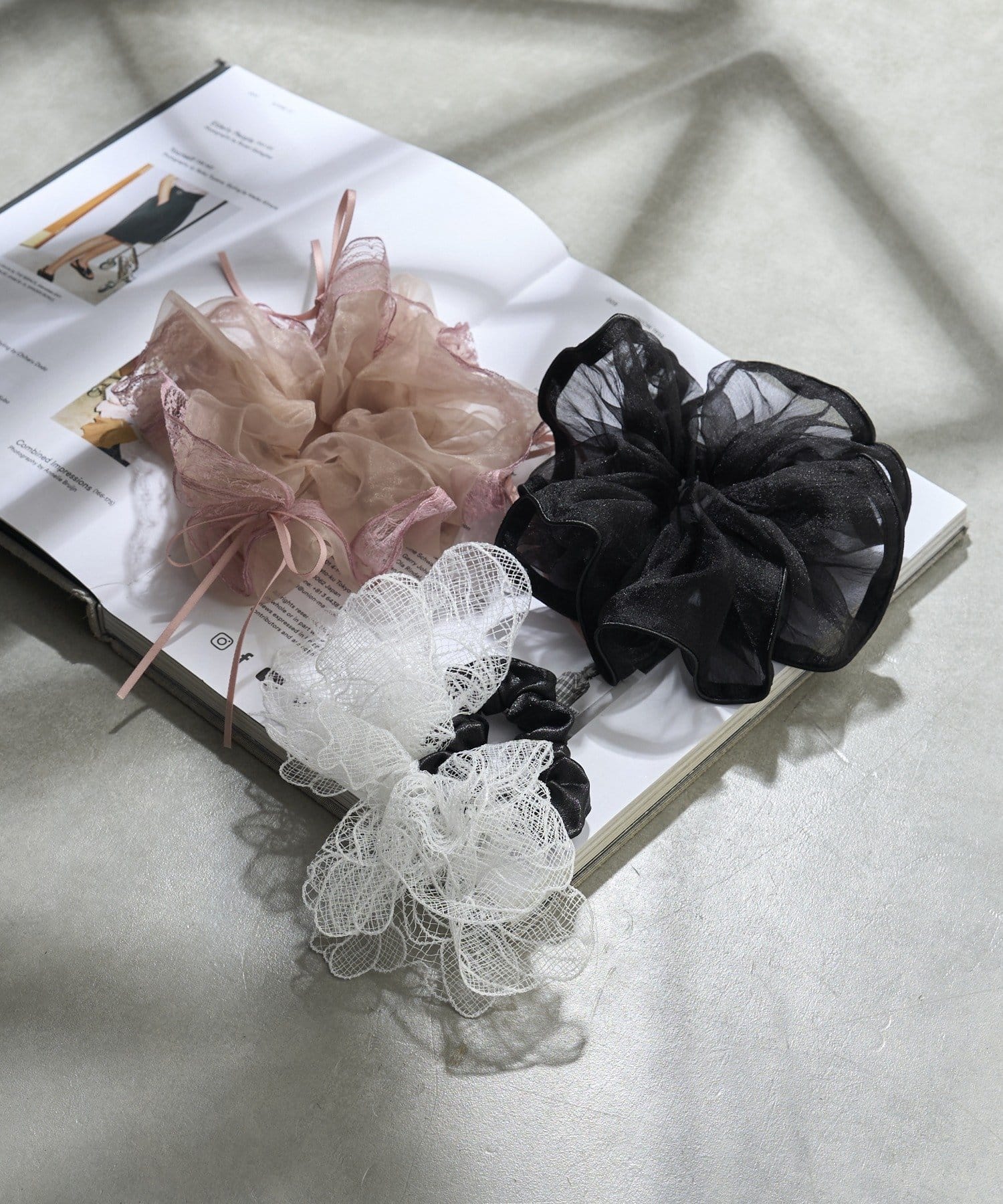 ラターシュさん専用 ANEMONE】【ノベルティー対象】シアープリーツシュシュ