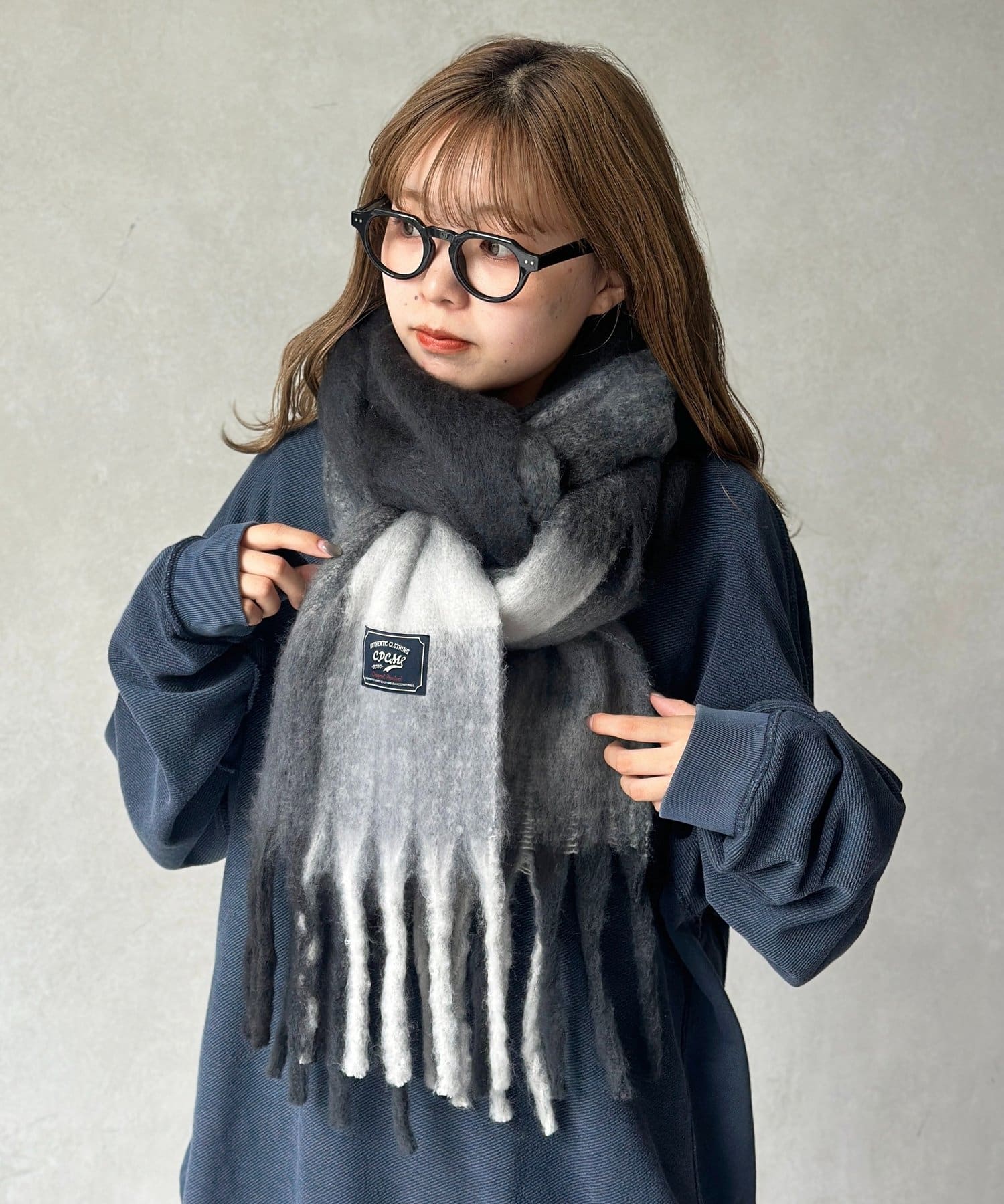 CPCM(シーピーシーエム) アソート柄バルキーマフラー