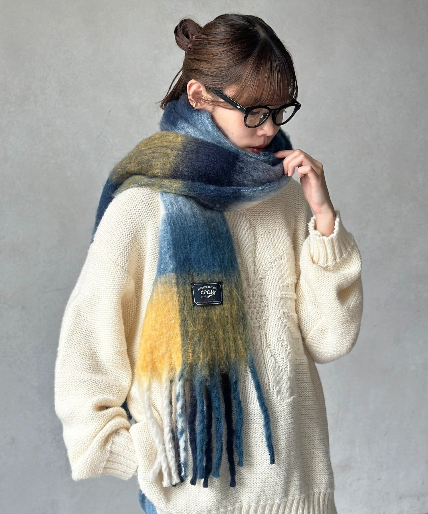 CPCM(シーピーシーエム) アソート柄バルキーマフラー