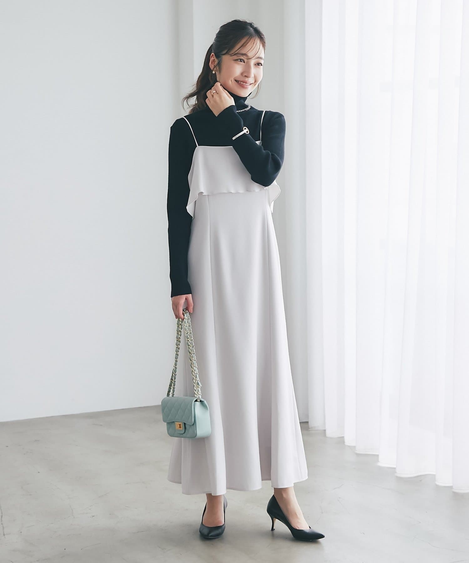 La boutique BonBon(ラブティックボンボン) ラッフルマーメイドキャミワンピース
