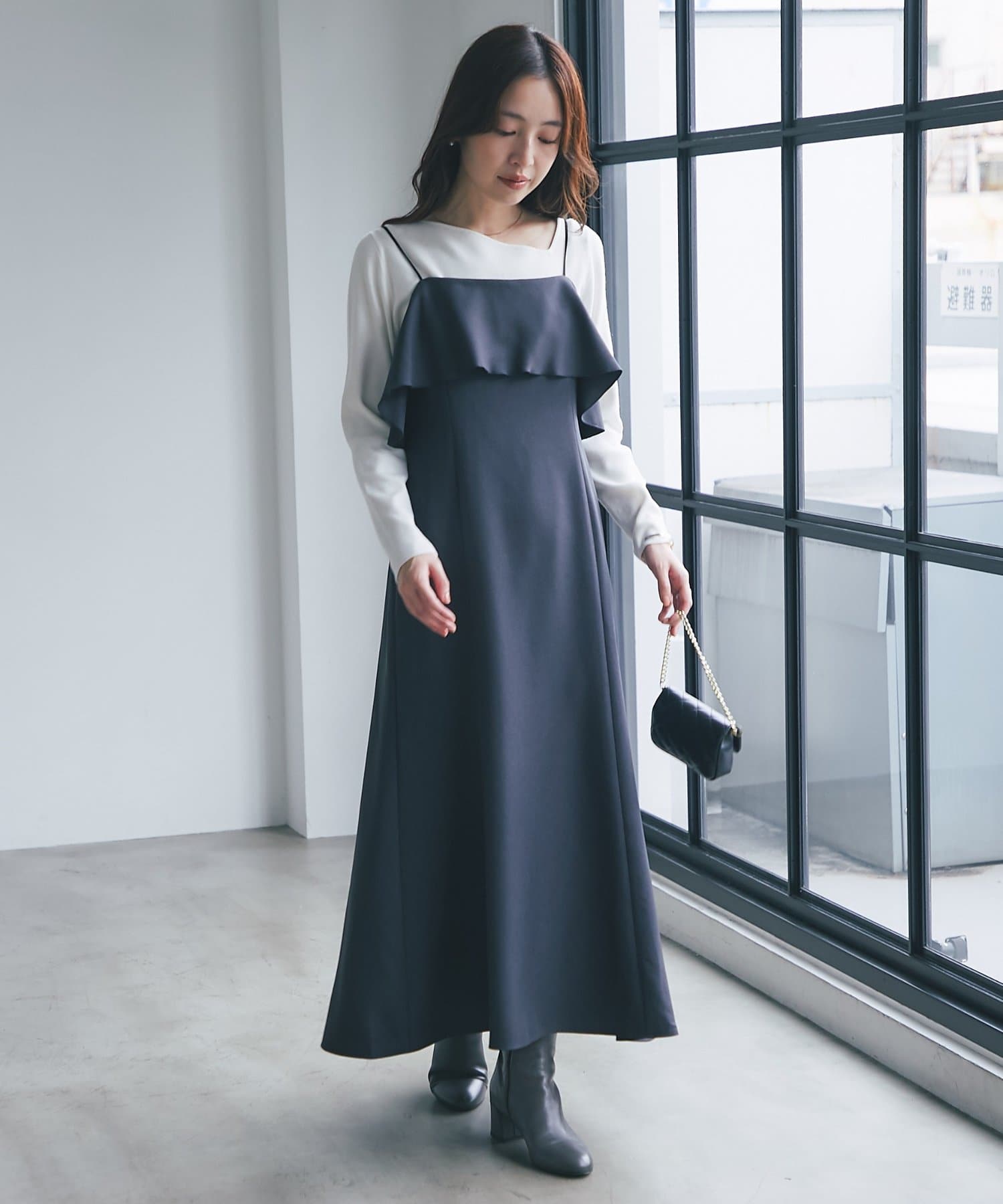 La boutique BonBon(ラブティックボンボン) ラッフルマーメイドキャミワンピース