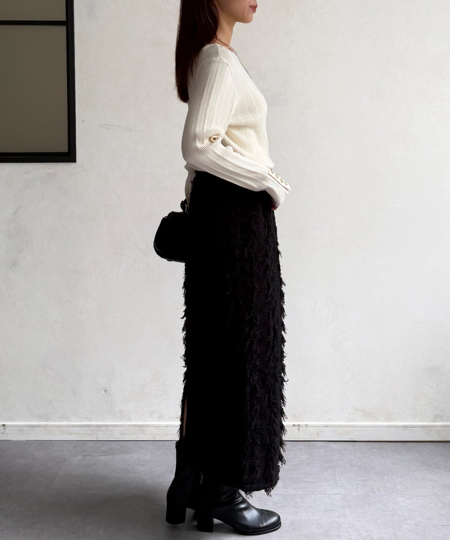 Chez toi(シェトワ) フリンジスカート