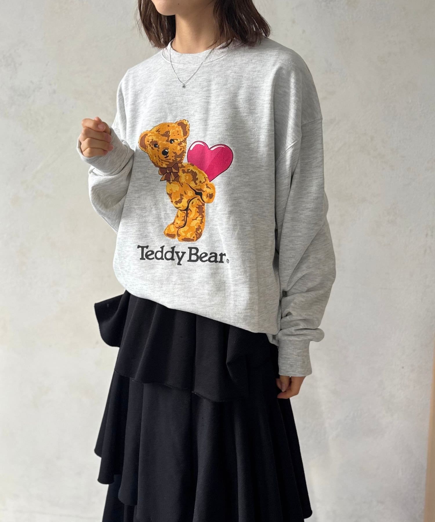 LOCUST(ローカスト) 【Teddy】ハートクマプリントスウェット
