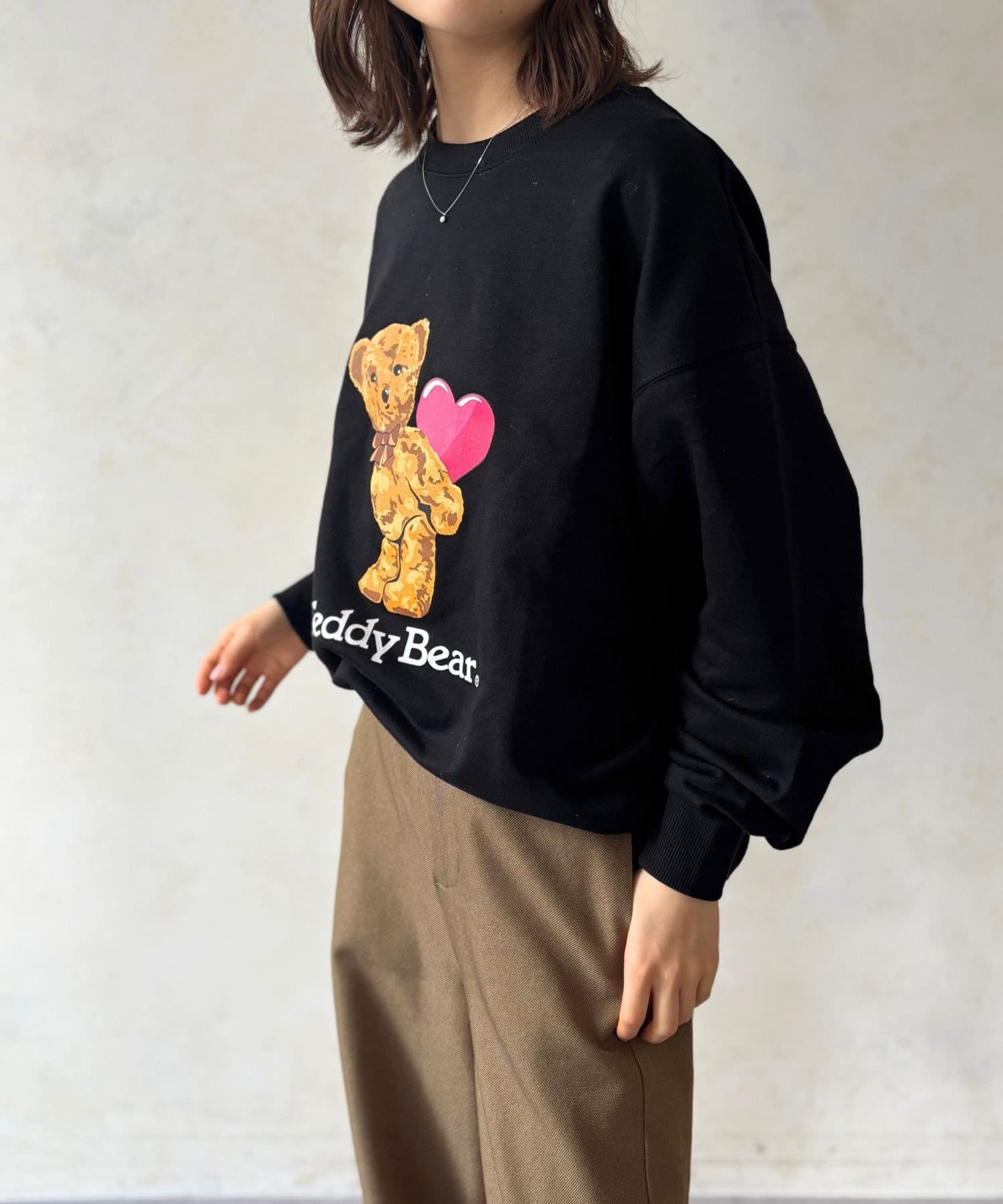 LOCUST(ローカスト) 【Teddy】ハートクマプリントスウェット