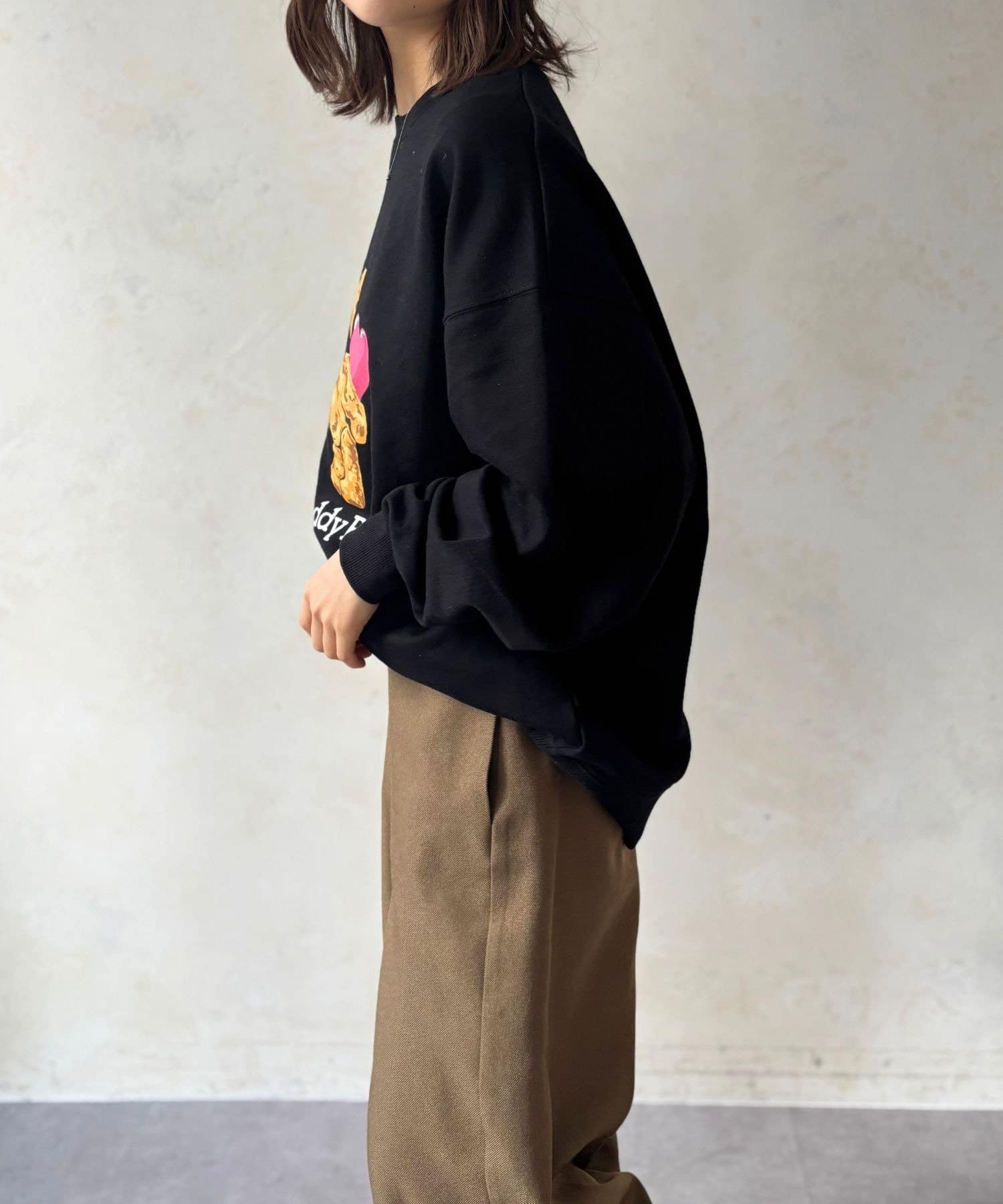 LOCUST(ローカスト) 【Teddy】ハートクマプリントスウェット