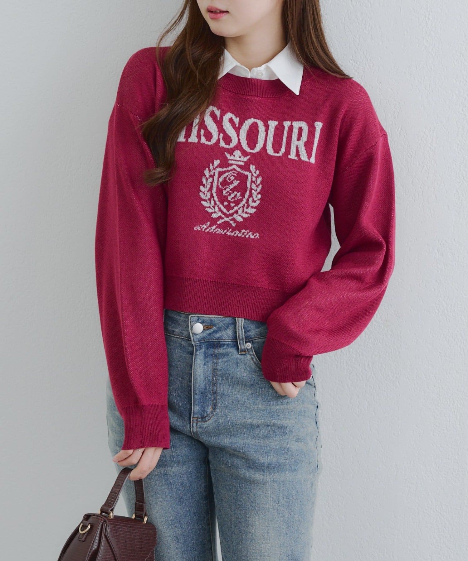 NICE CLAUP / OLIVE des OLIVE OUTLET(ナイスクラップ  / オリーブ デ オリーブ アウトレット) 【RMAF】ドッキングロゴニット