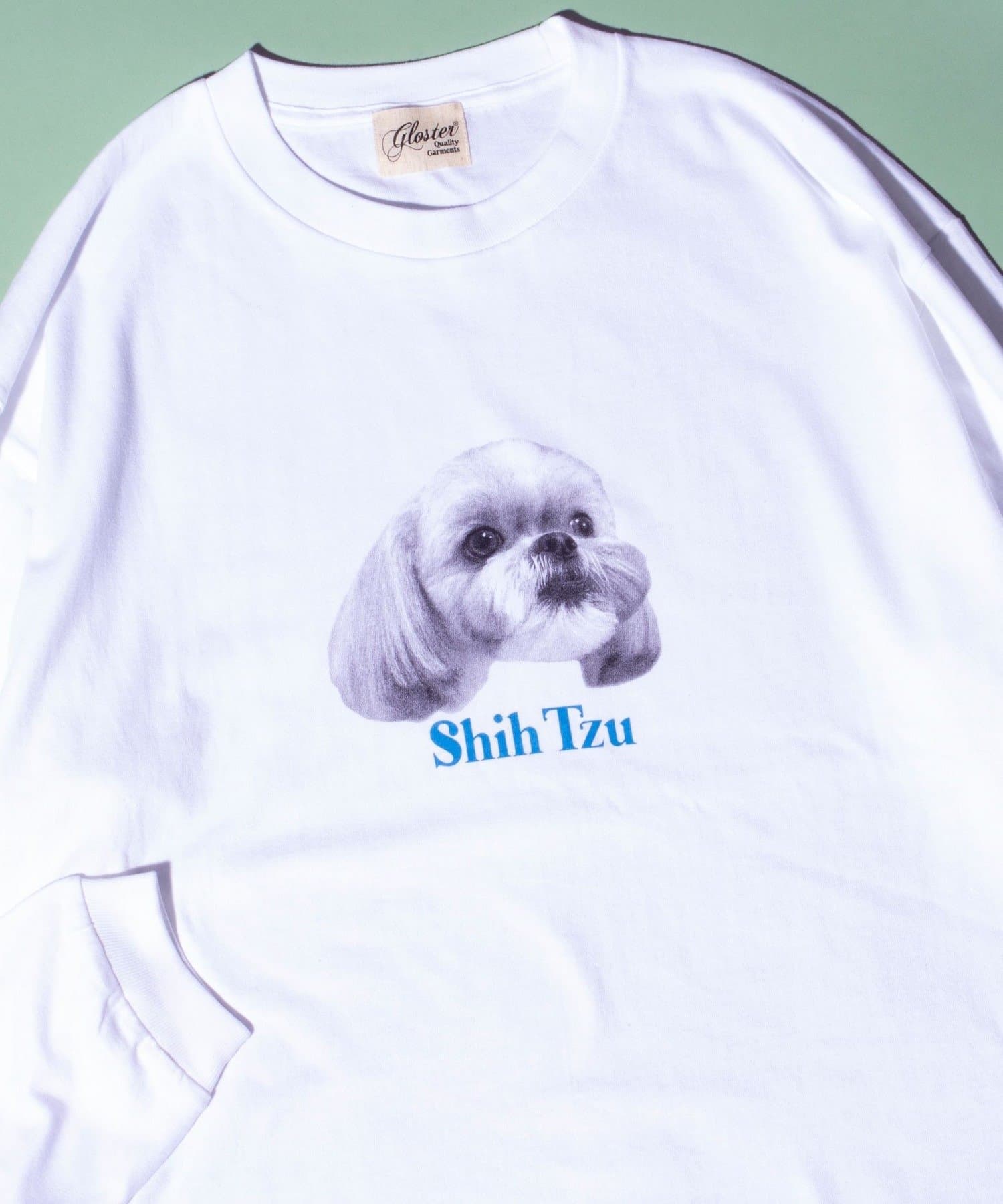 FREDY & GLOSTER(フレディ アンド グロスター) 【人気シリーズ】【DOG&CAT】犬猫プリント クルーネックロンT