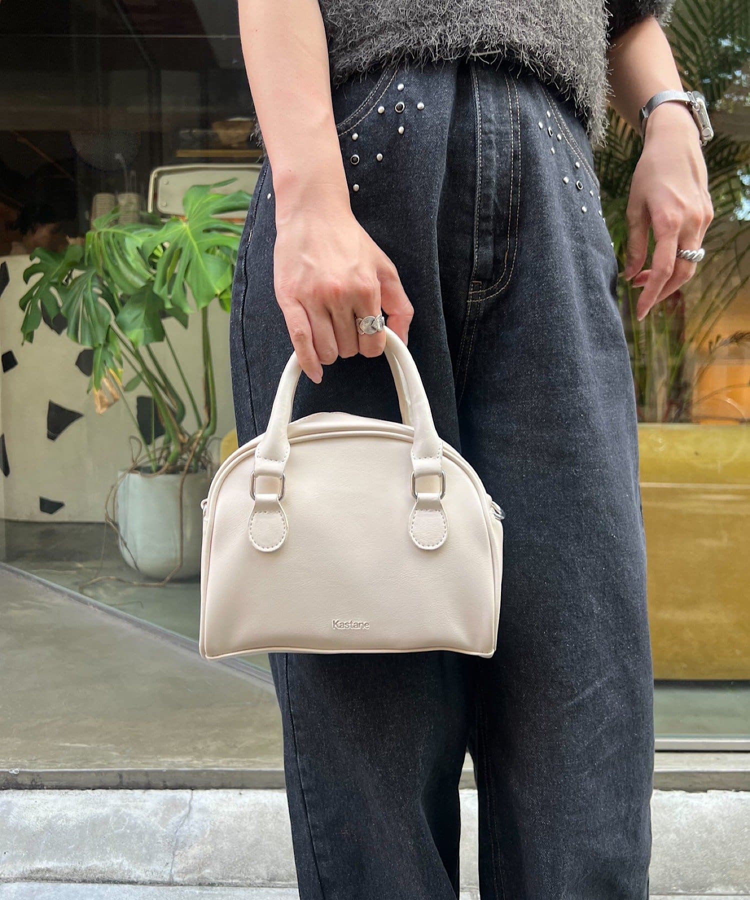 Kastane(カスタネ) 【WEB先行/4色展開/2WAY】miniボストンBAG