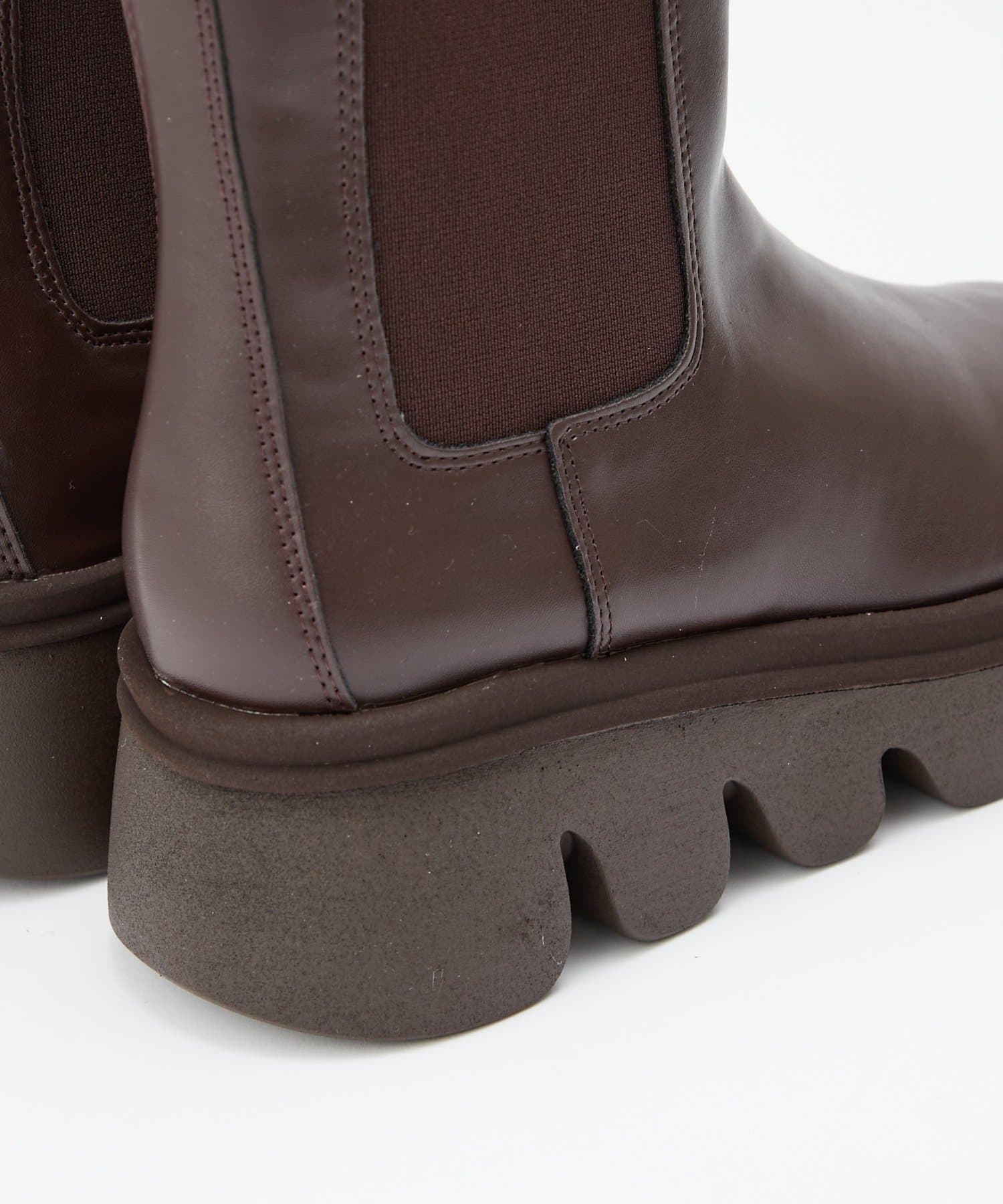 CIAOPANIC(チャオパニック) 【WEB限定】ボリュームソールサイドゴアショートブーツ