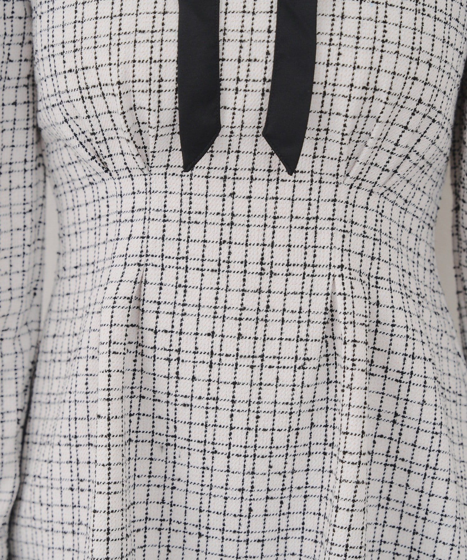 Remind me and forever(リマインドミーアンドフォーエバー) 【Tweed Collection】ツイード配色衿ミニワンピース