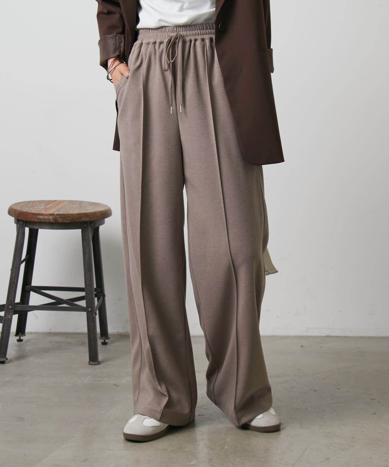 COLONY 2139(コロニー トゥーワンスリーナイン) ウールライクジャージーイージーパンツ