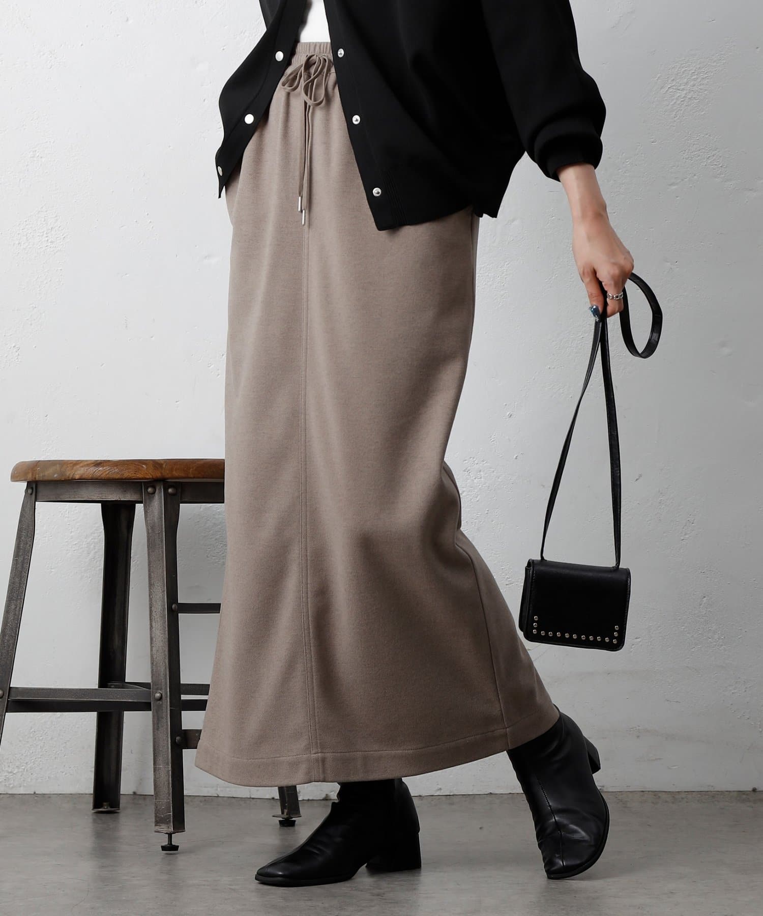 COLONY 2139(コロニー トゥーワンスリーナイン) ウールライクジャージーイージースカート