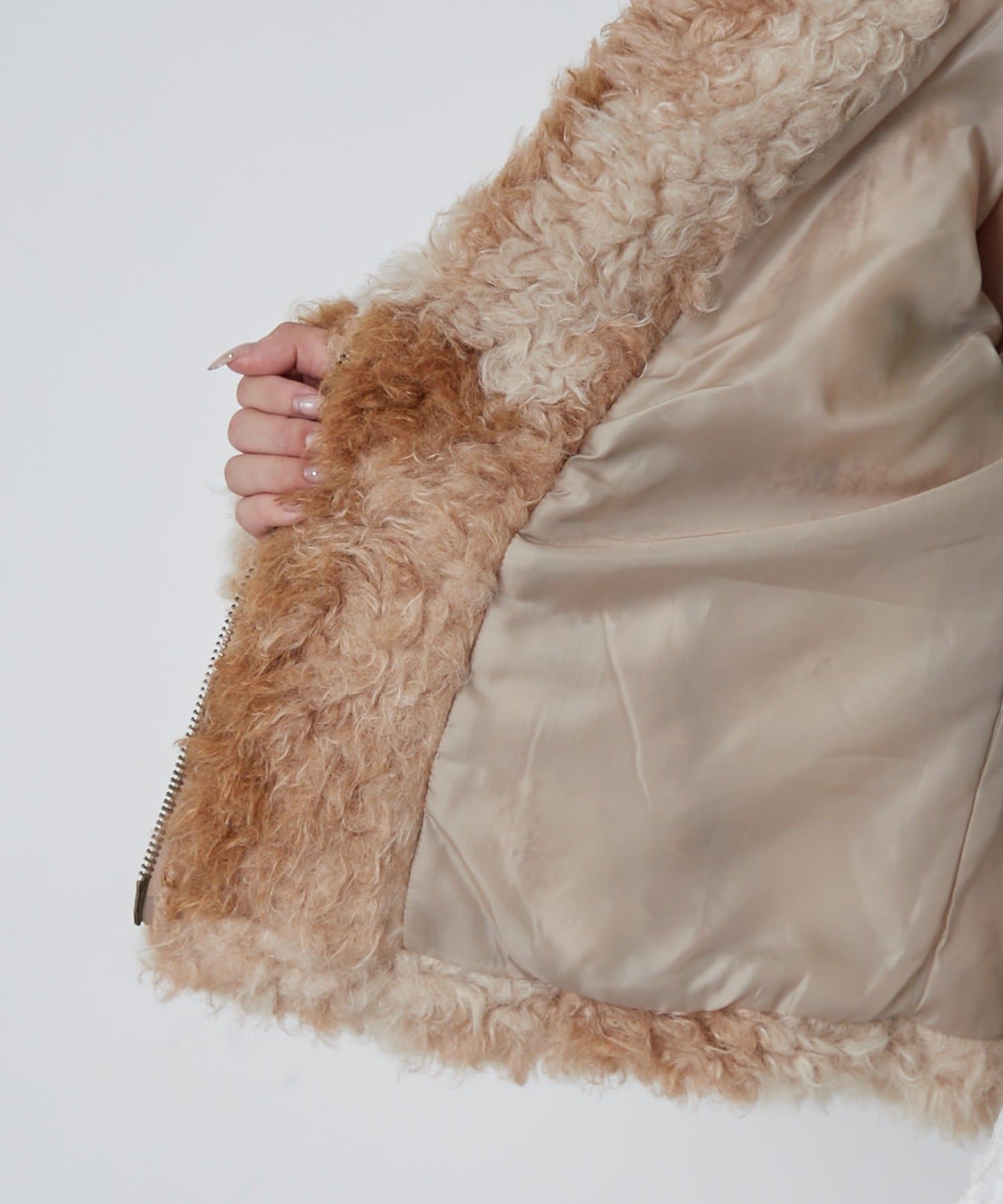 RAY CASSIN(レイカズン) ボアジップブルゾン