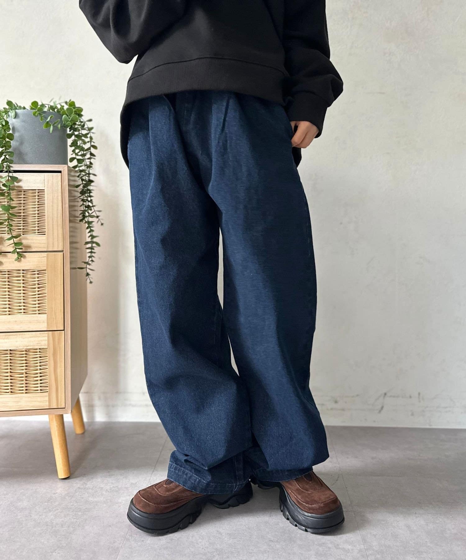 LOCUST(ローカスト) 【Dickies】ワイドストレートパンツ