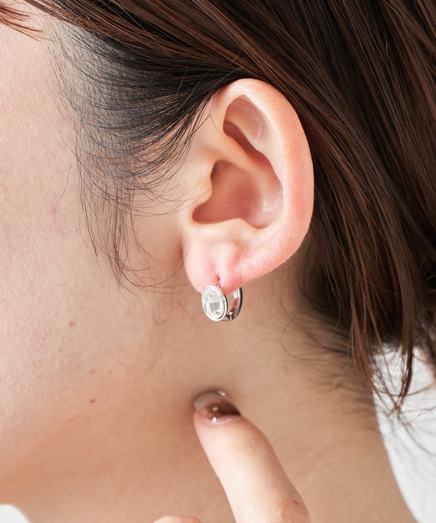 COLLAGE GALLARDAGALANTE(コラージュ ガリャルダガランテ) 【PAPILLONNER/パピヨネ】クリアストーンピアス