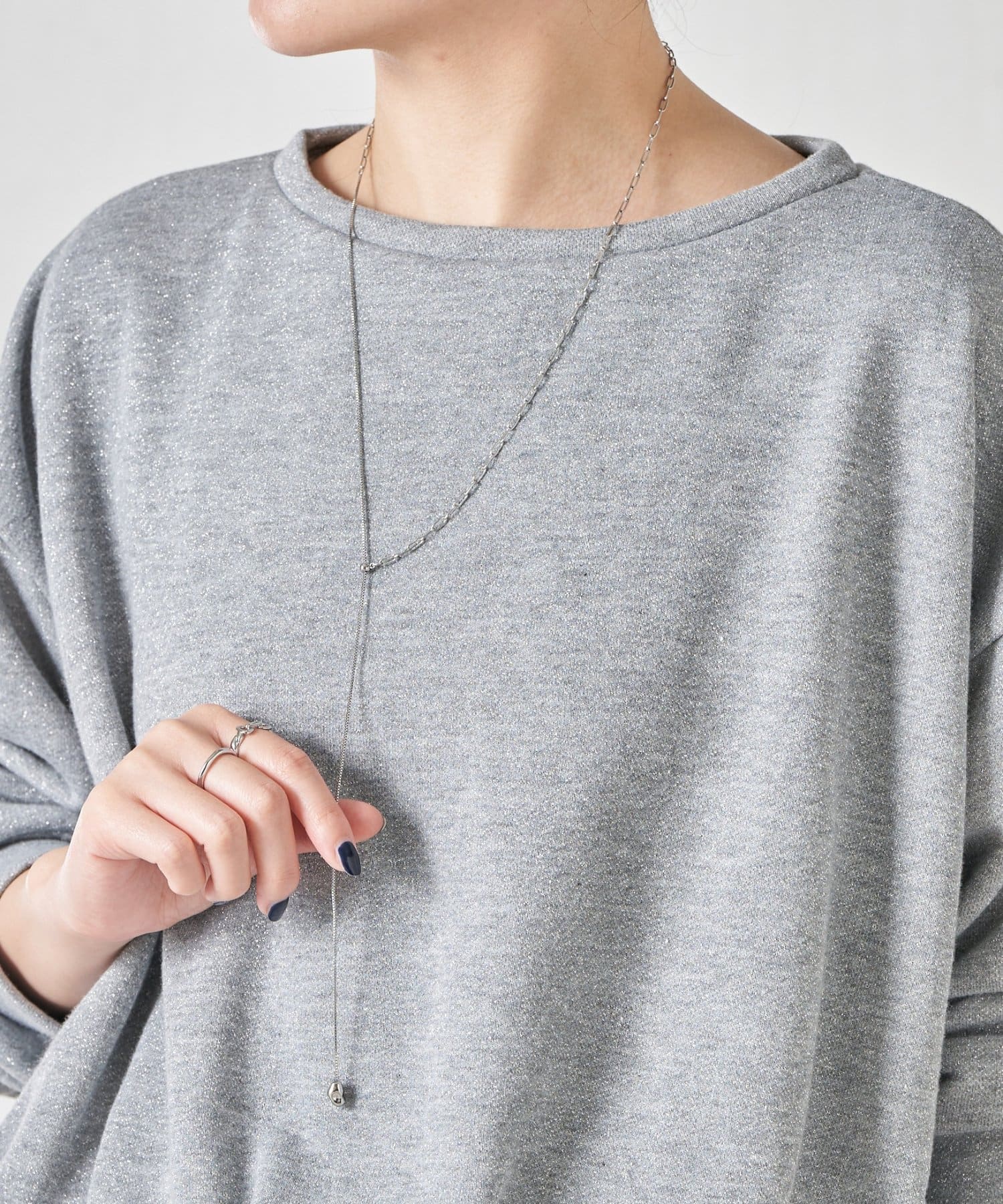 COLLAGE GALLARDAGALANTE(コラージュ ガリャルダガランテ) 【PAPILLONNER/パピヨネ】チェーンコンビY字ネックレス