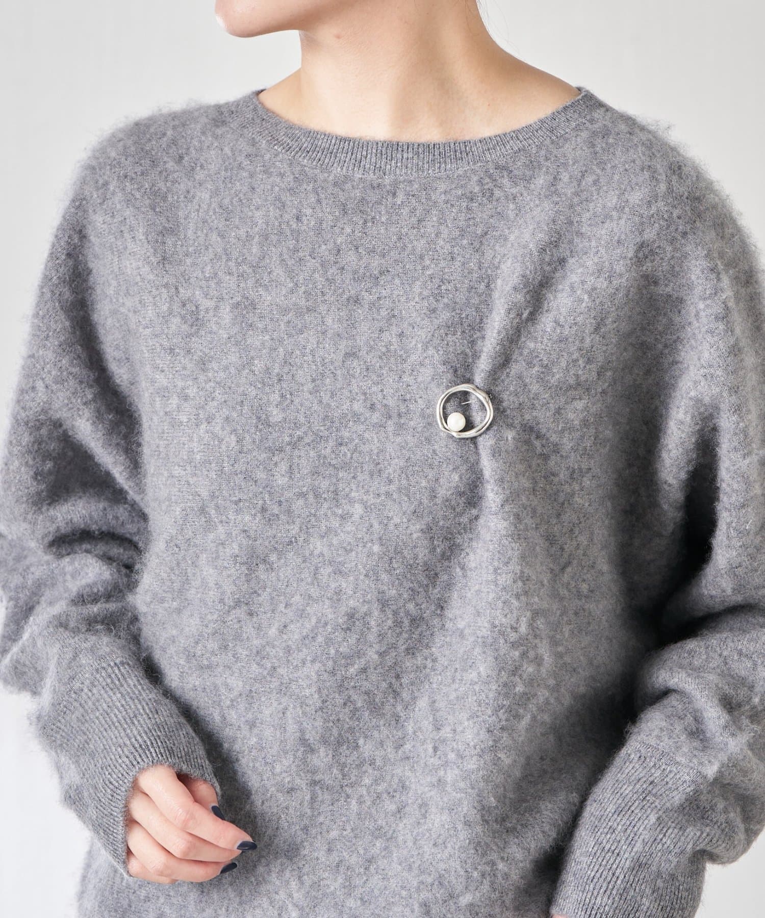 COLLAGE GALLARDAGALANTE(コラージュ ガリャルダガランテ) 【PAPILLONNER/パピヨネ】ラウンドパールブローチ