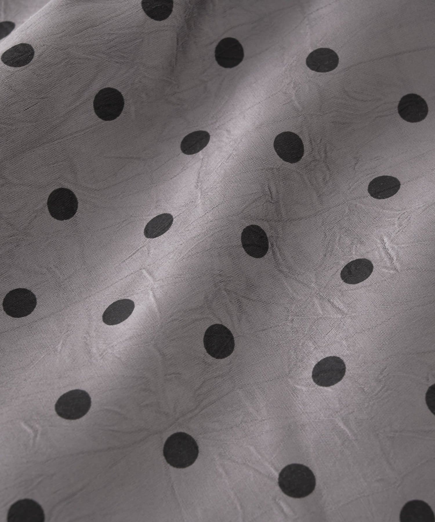 un dix cors(アンディコール) 《大人可愛い◎》ドットサテンIラインスカート