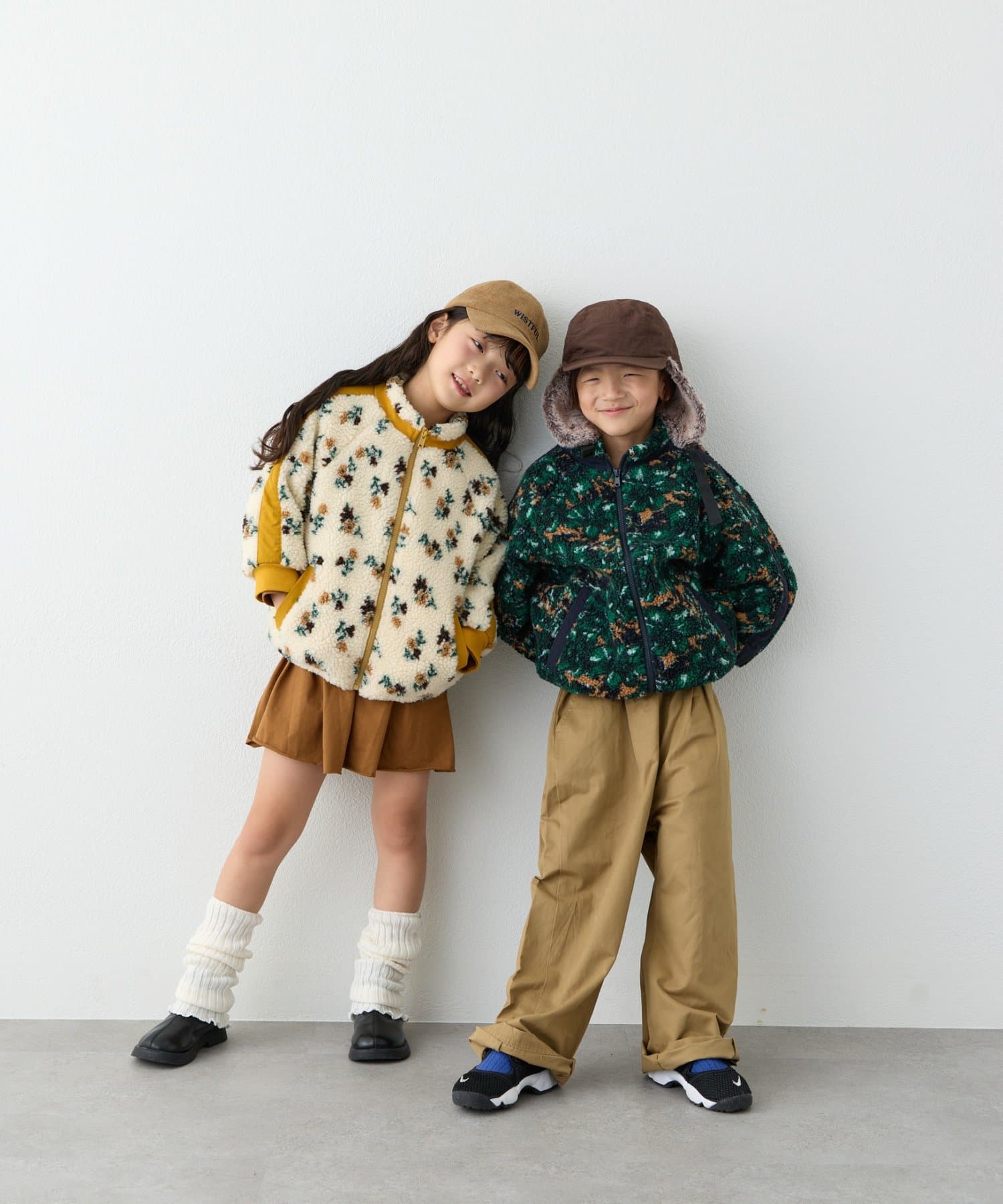 CIAOPANIC TYPY(チャオパニックティピー) 【WEB限定】【KIDS】【ユニセックス】総柄ボアブルゾン