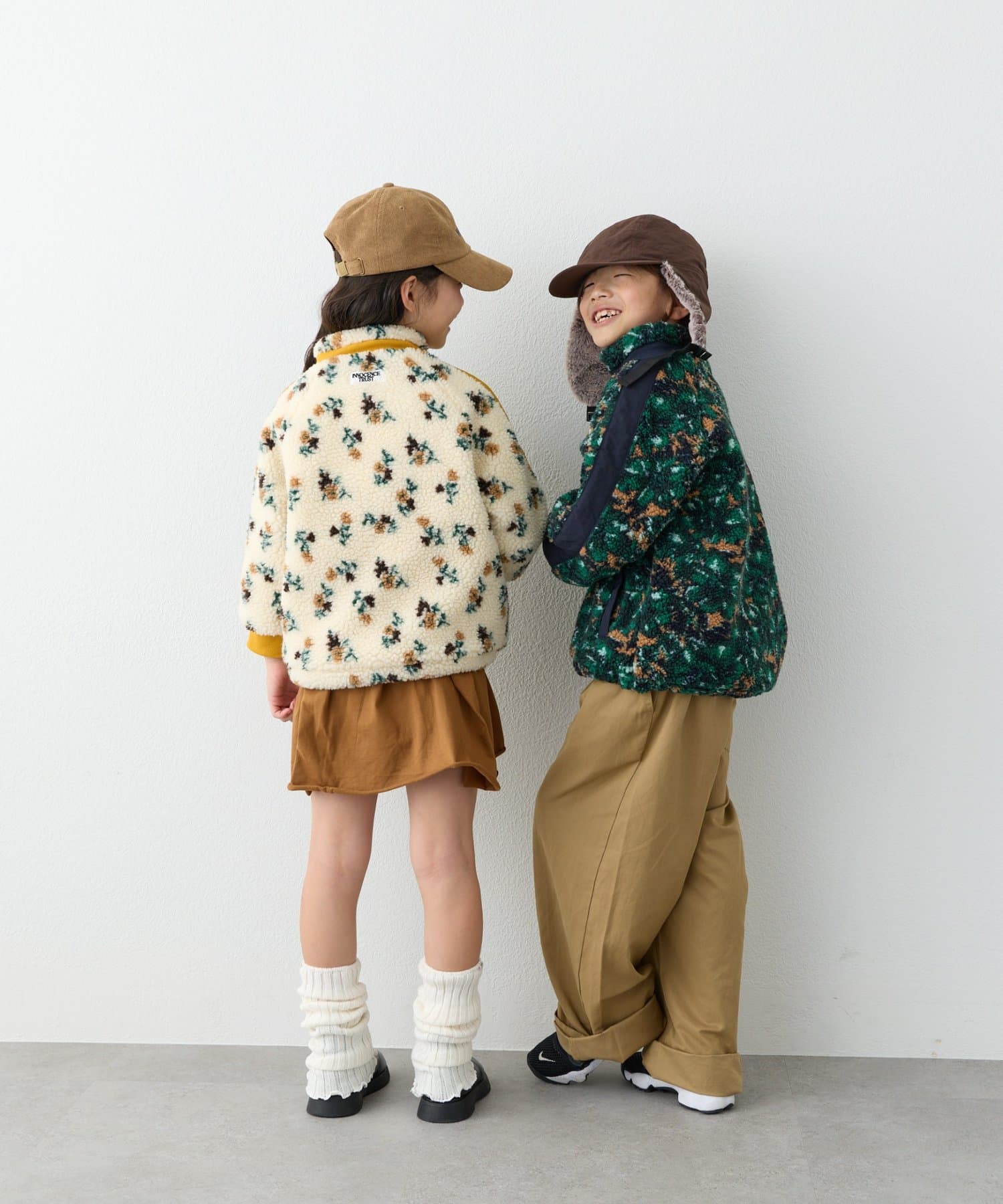 CIAOPANIC TYPY(チャオパニックティピー) 【WEB限定】【KIDS】【ユニセックス】総柄ボアブルゾン