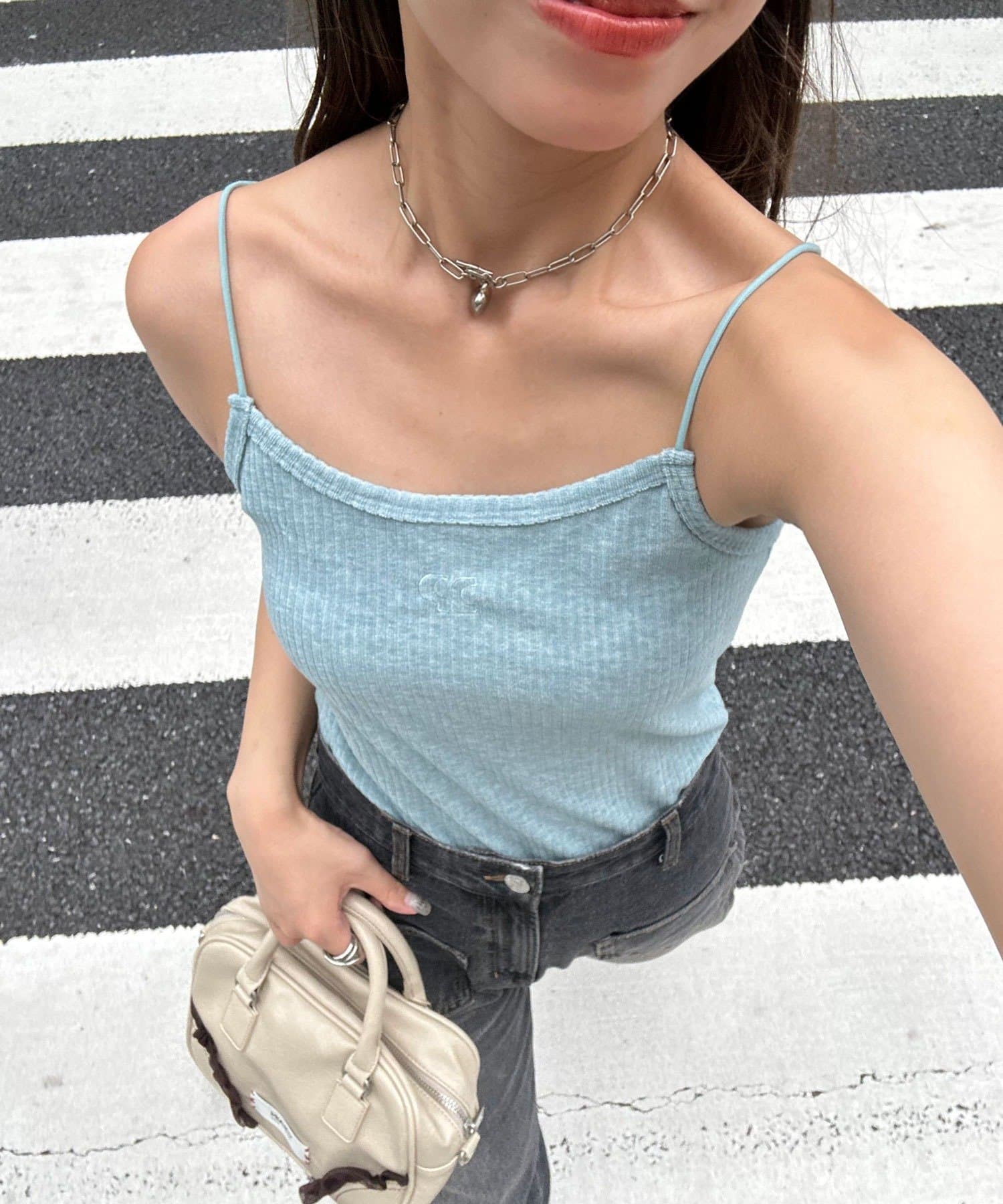Ciaopanic】カップ付きパイルリブキャミソール | OUTLET(アウトレット