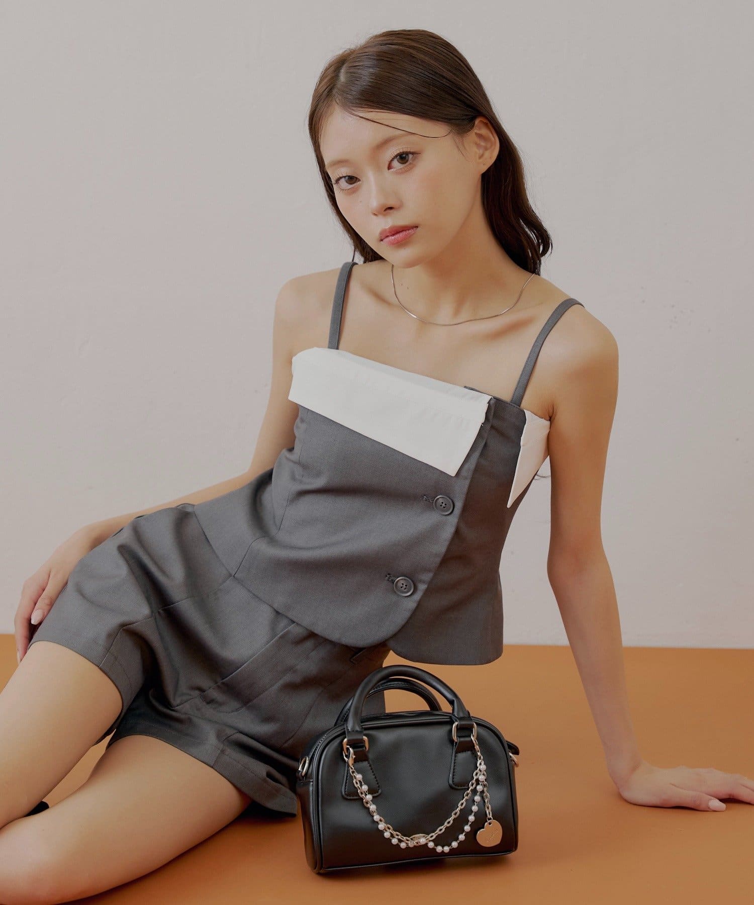OUTLET(アウトレット) 【Chico】シャツドッキングスーツベアトップ