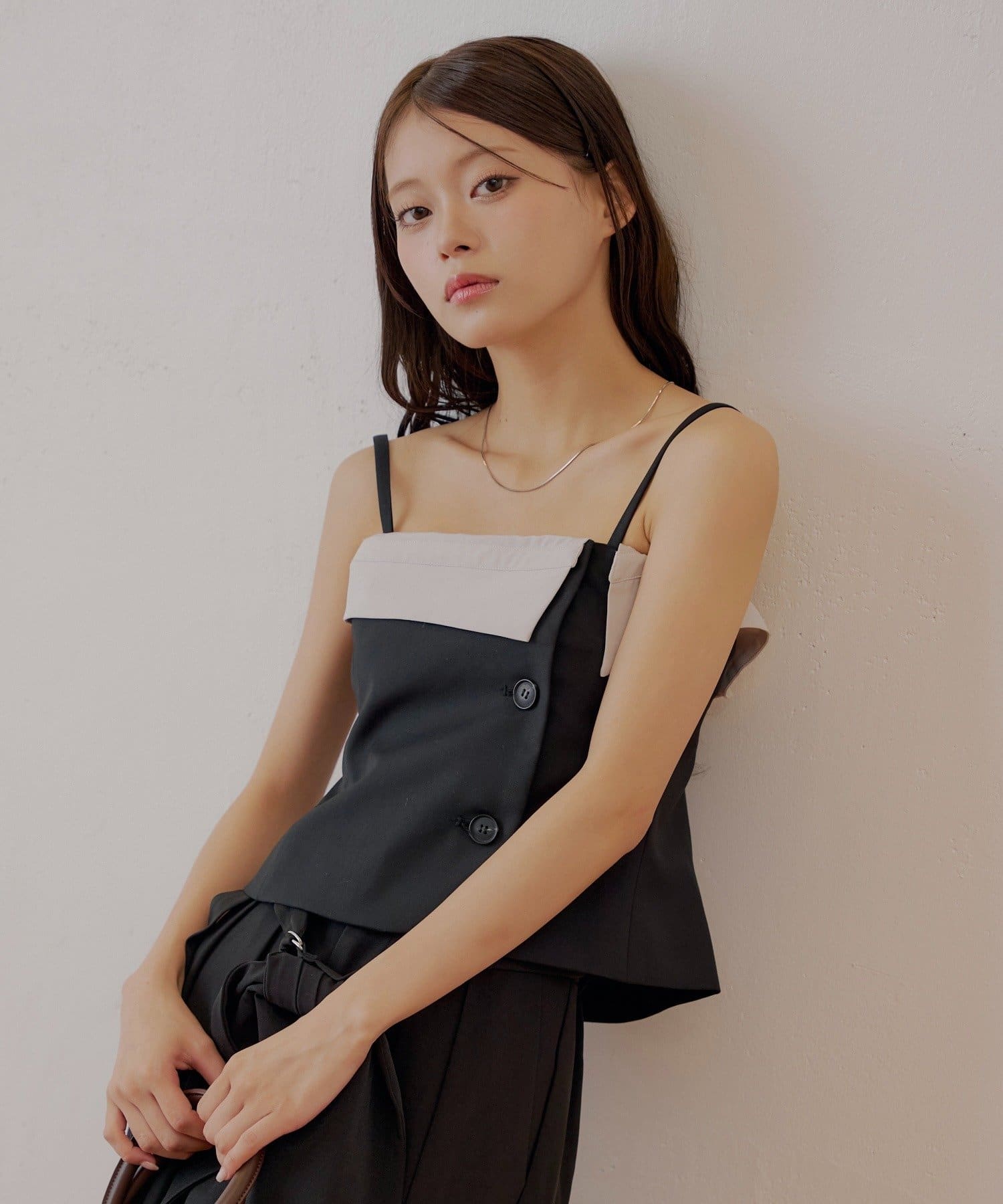 OUTLET(アウトレット) 【Chico】シャツドッキングスーツベアトップ