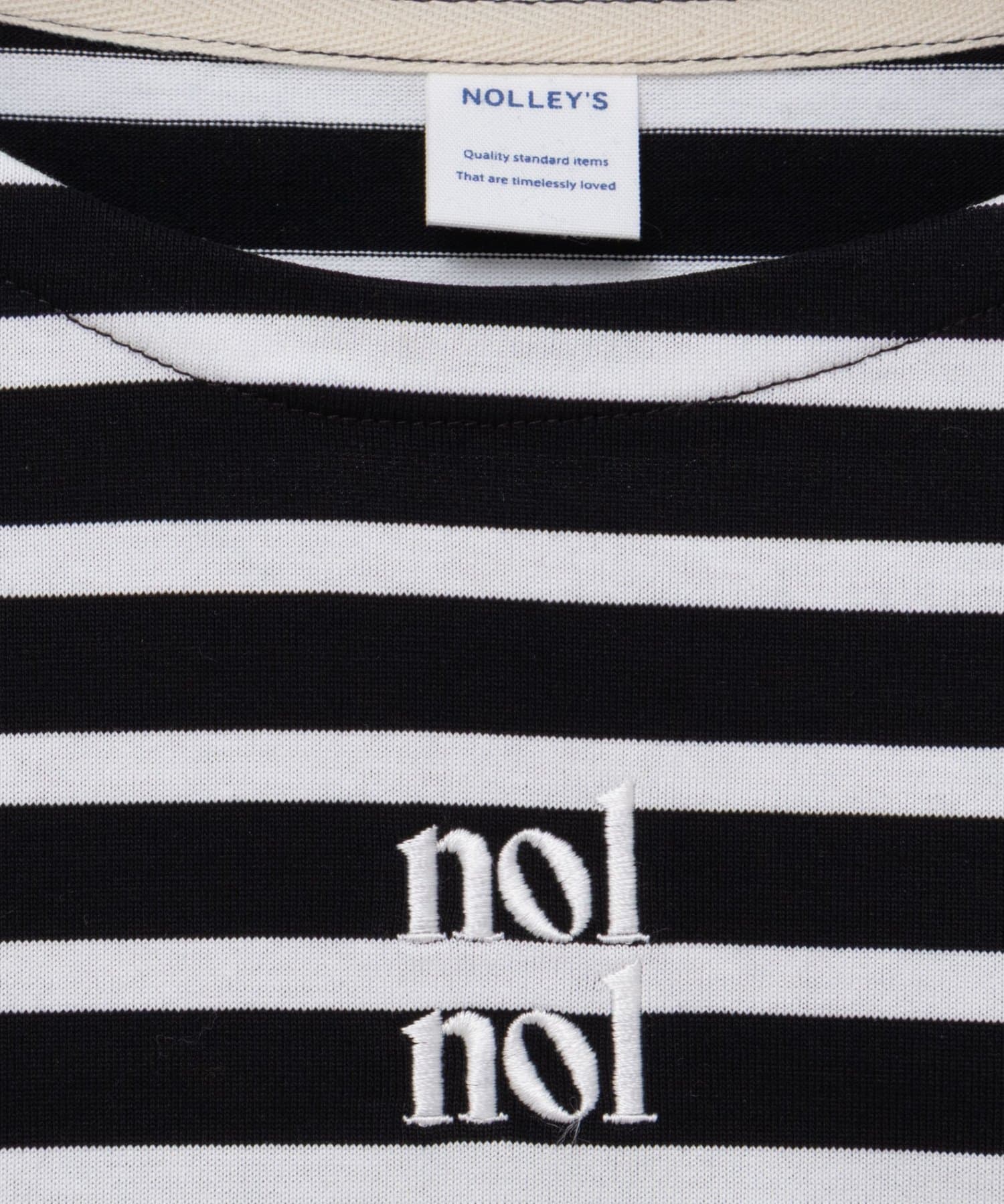 NOLLEY'S(ノーリーズ) nolnol MVSシルケットボーダーショートT