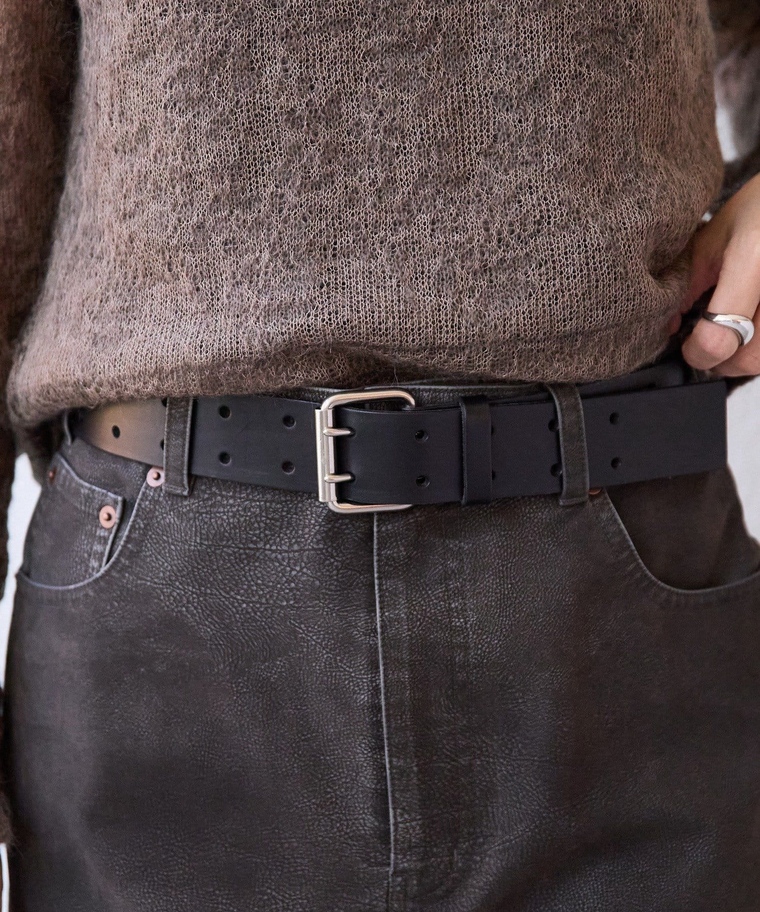 RIVE DROITE(リヴドロワ) 【MONN.:.(モン)】ダブルピンバックルベルト