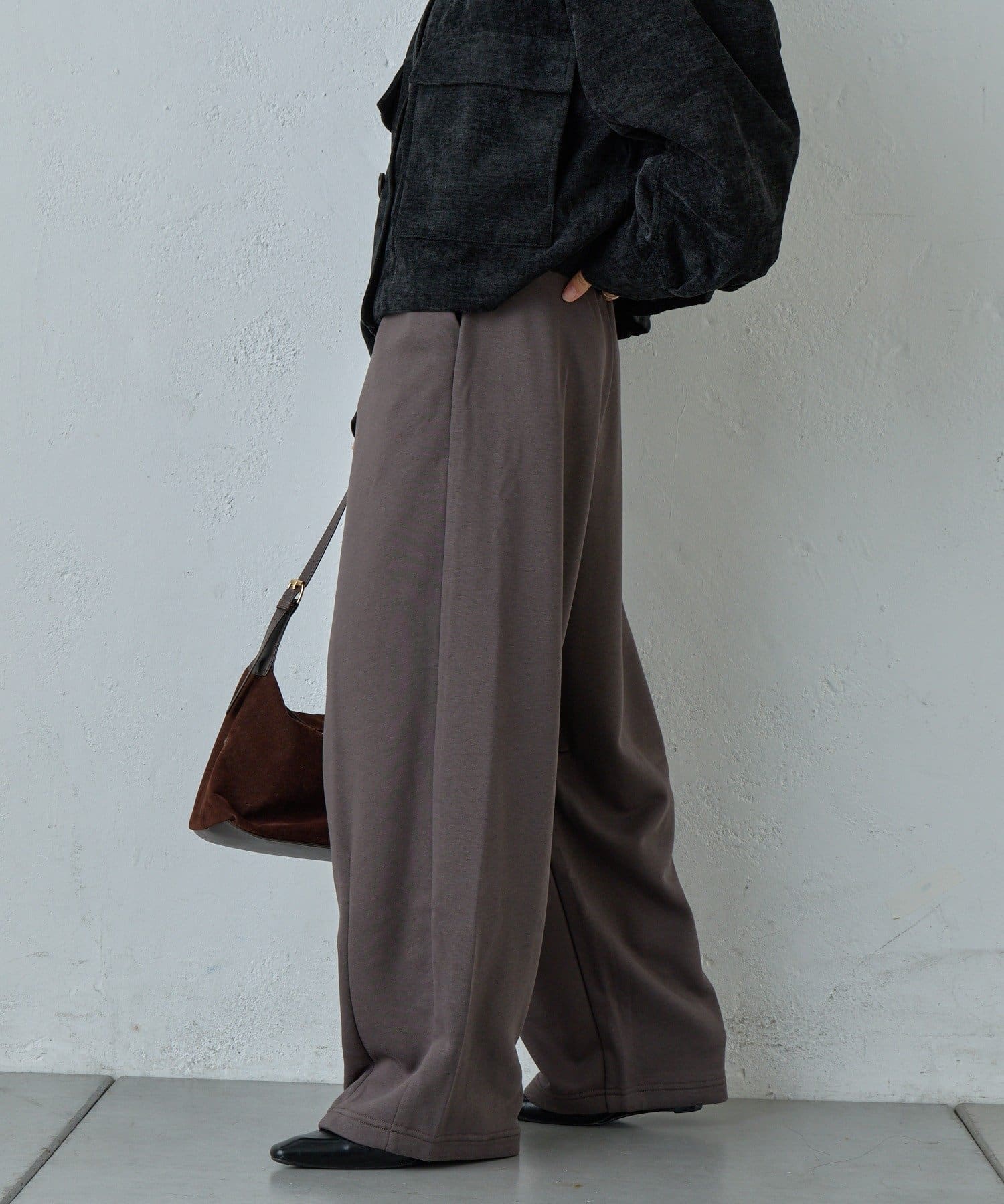 -goocy-(グーシー) 裏毛カーブパンツ