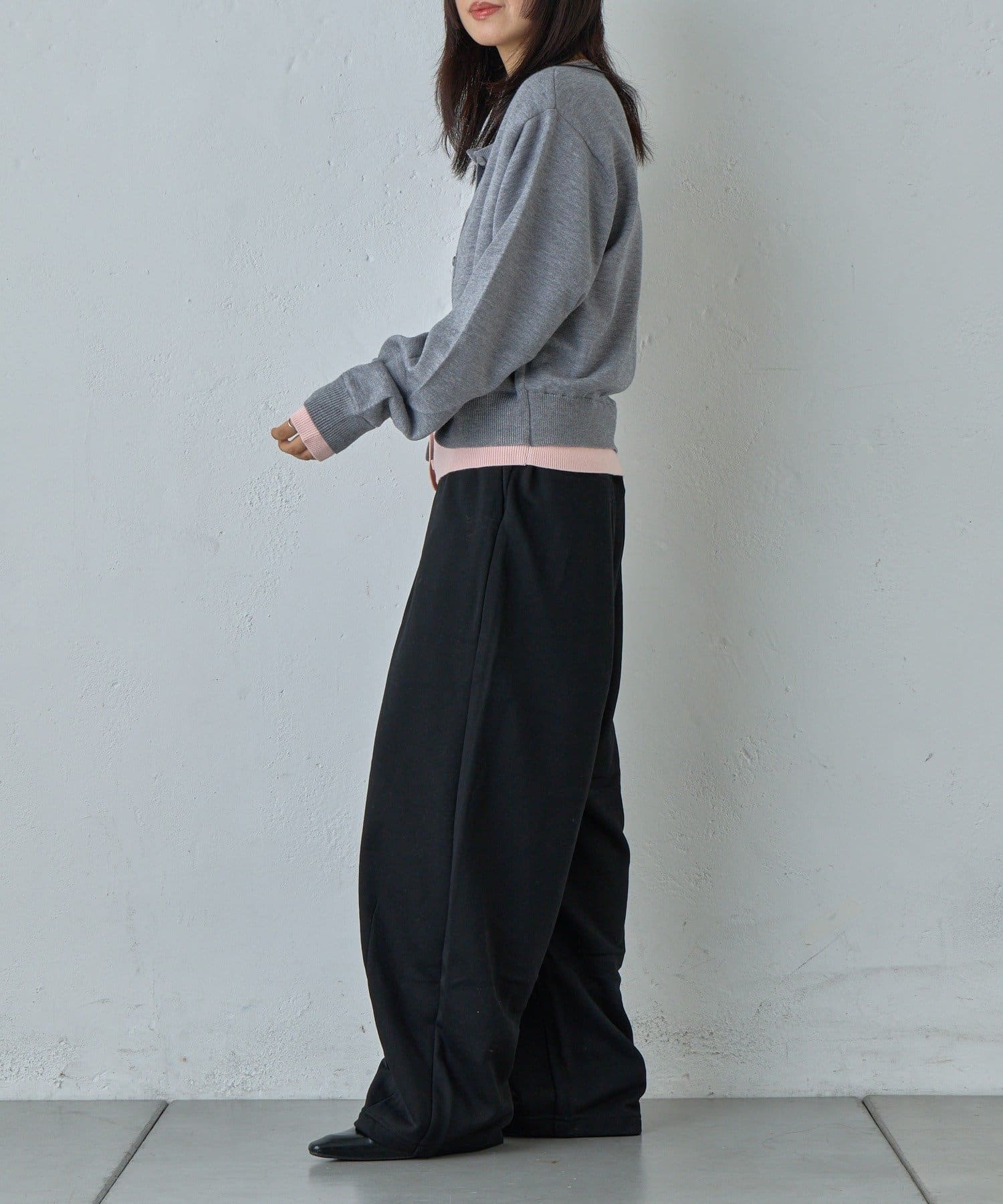-goocy-(グーシー) 裏毛カーブパンツ
